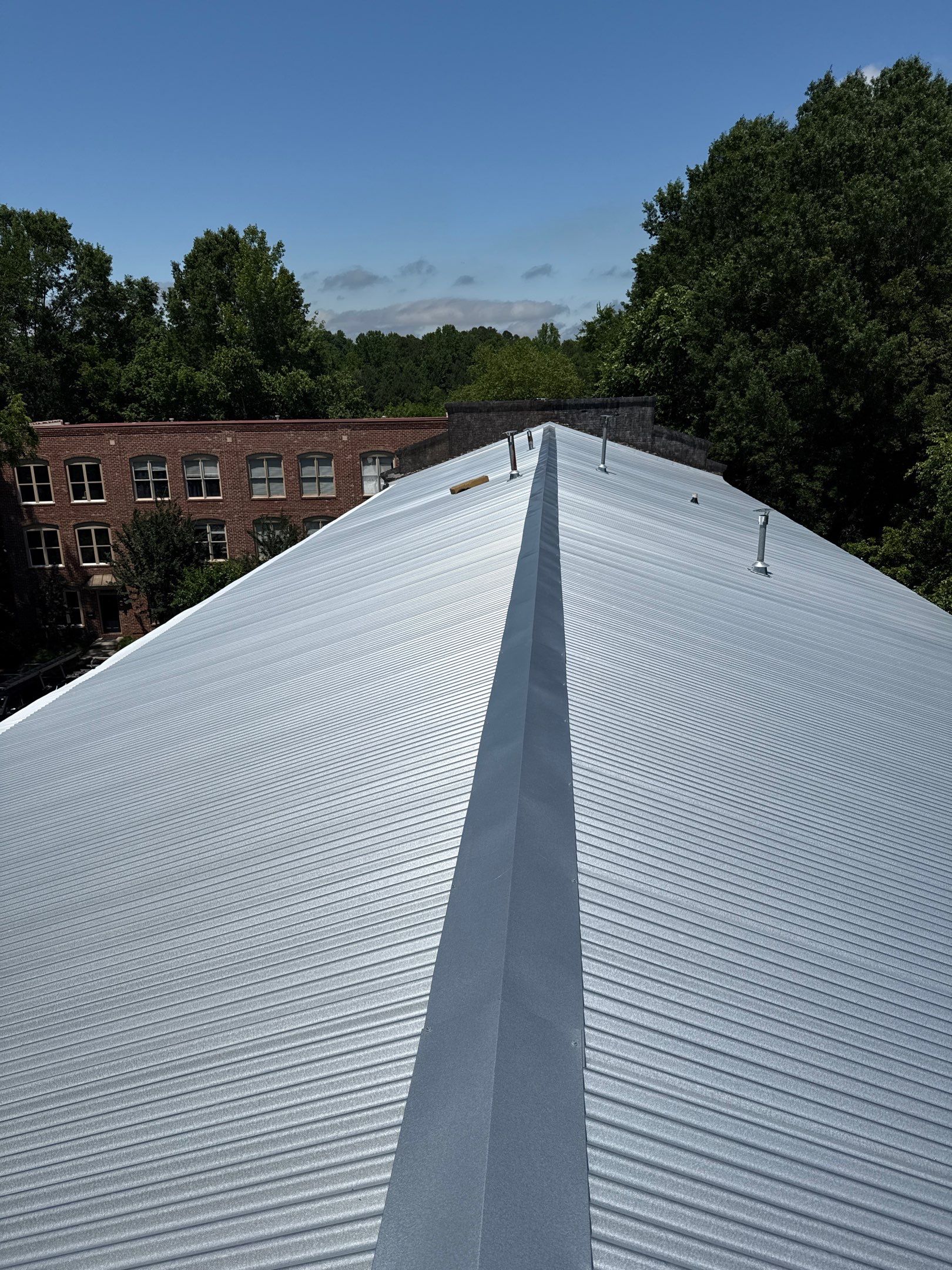 Roof Replacement - 24 Gauge Galvalume - Historic Building  by Pro Performance Roofing