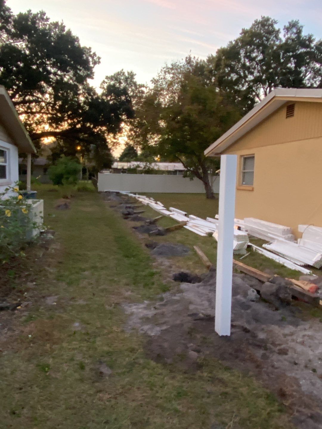 Sarasota, FL 6 ft. Tall White Privacy Fence  by Asap fence and gates, LLC