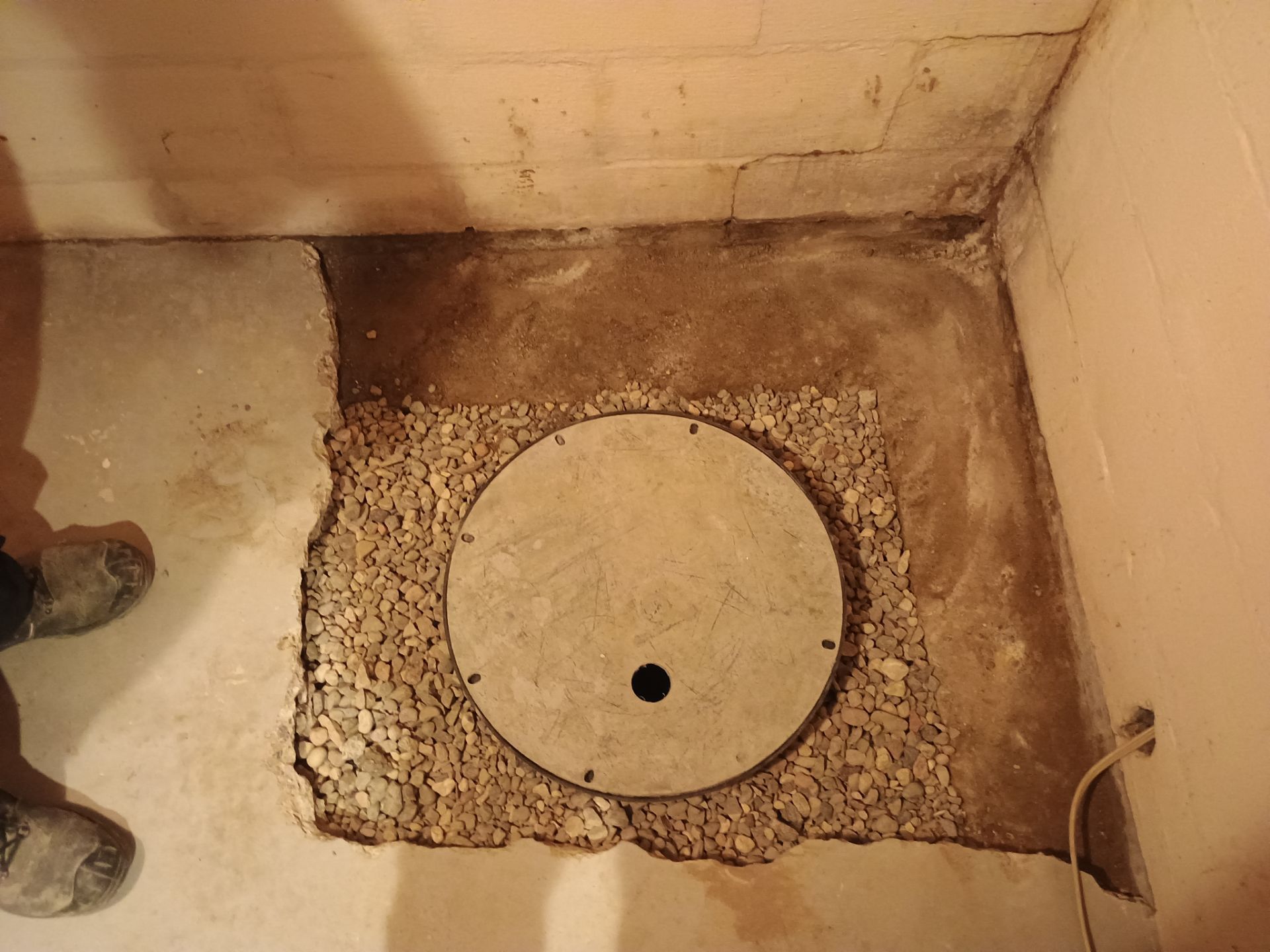 Sump Basin & Discharge Completion in St. Paul, MN by Waterproofing Northeast