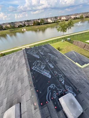 Residential Roofing Repair using Owen's Corning Duration (Lifetime) Shingles