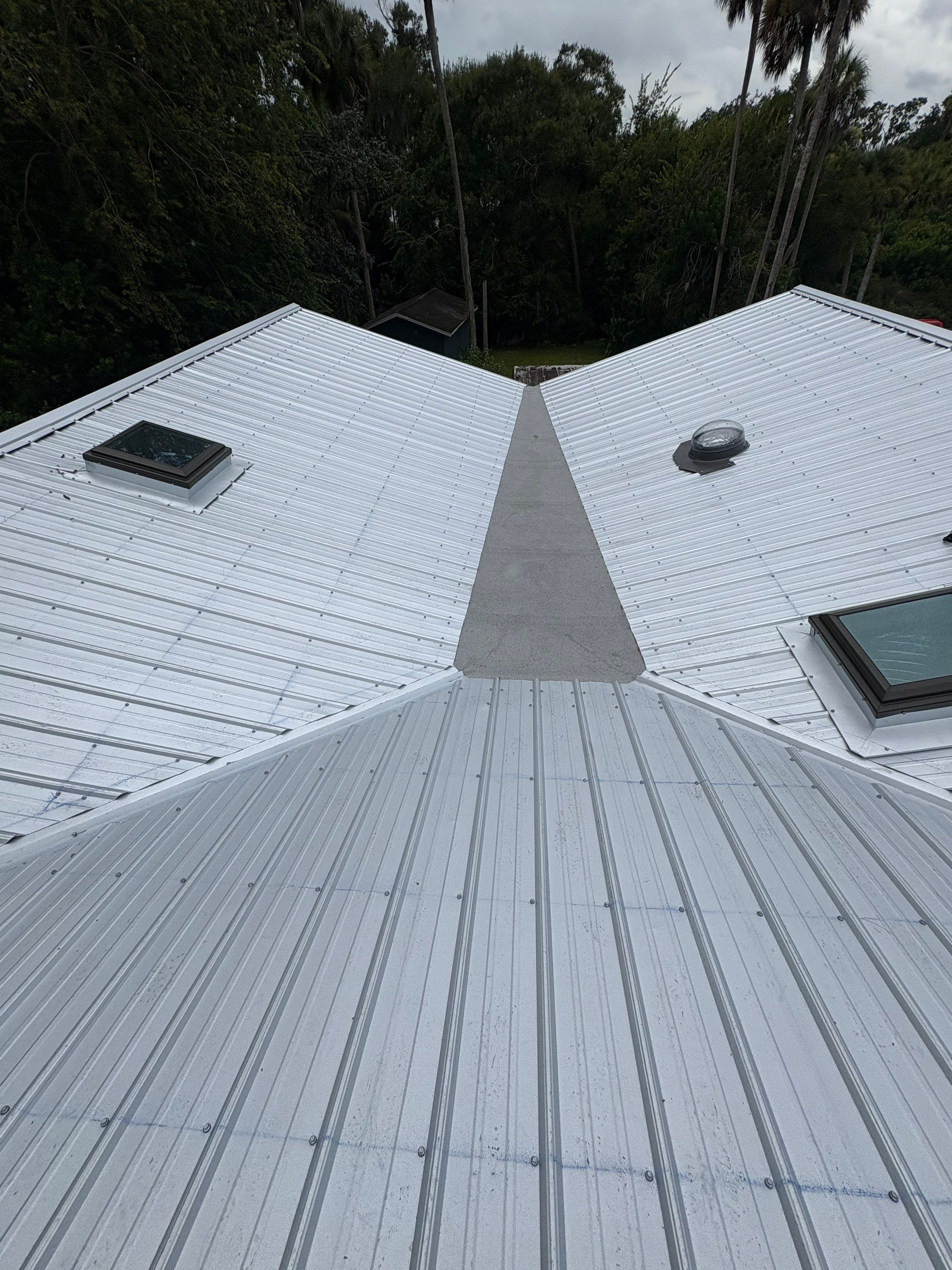 Residential Metal Roofing Installation with Ultra Rib Panels in New Smyrna Beach by Pinnacle Roofing Group
