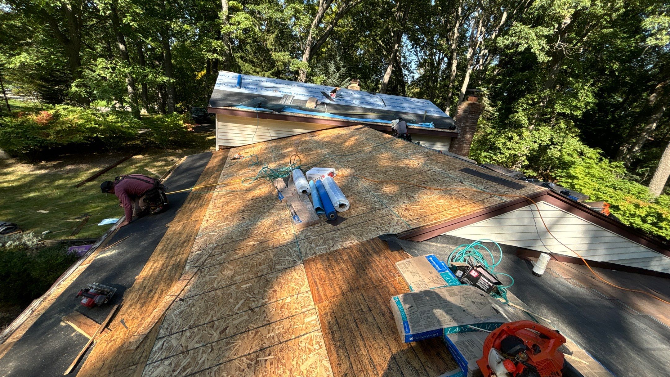 Roof Replacement using CertainTeed Landmark by 180 Contractors