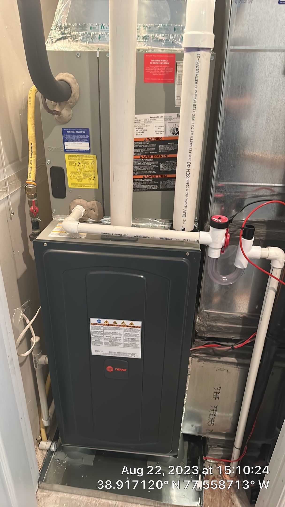 Central Air Conditioning Installation using Trane by Pro Sky Services