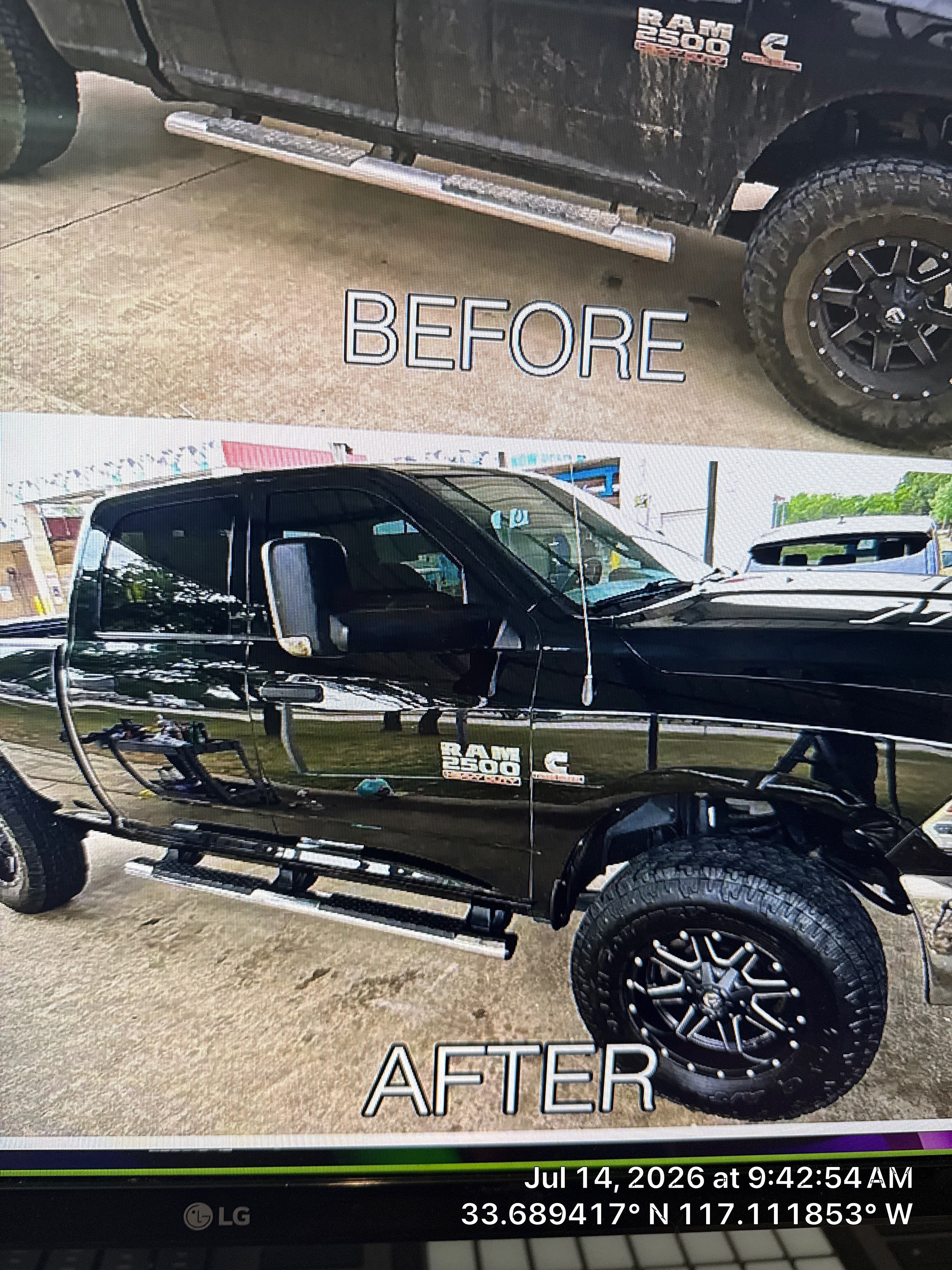 Exterior Detailing and Surface Cleaning for Ram 2500 Truck by CompanyCam Sales Demo
