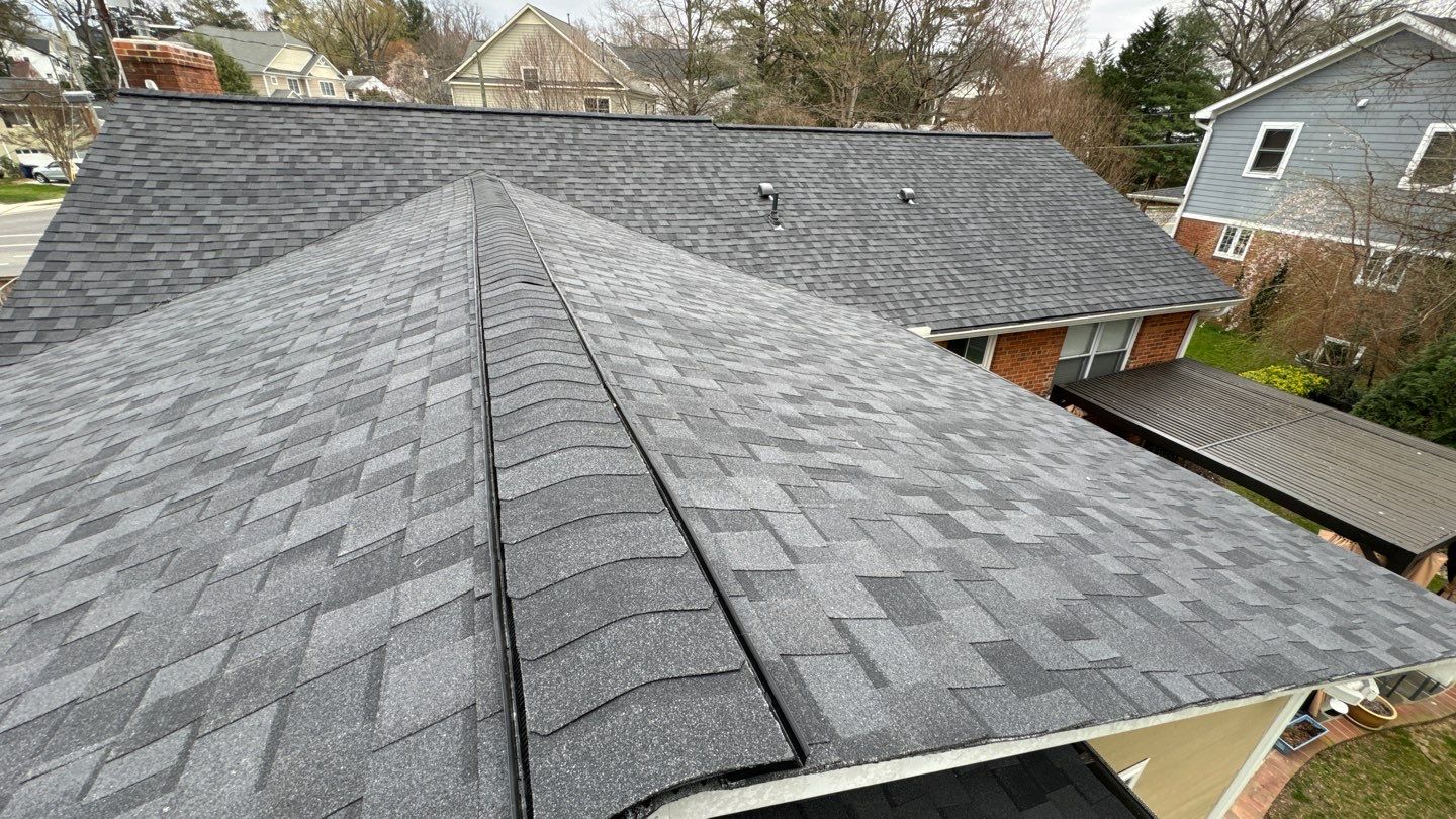 Arlington CertainTeed Landmark Pro Roof in Max Def Moire Black by RM Banning, Inc.