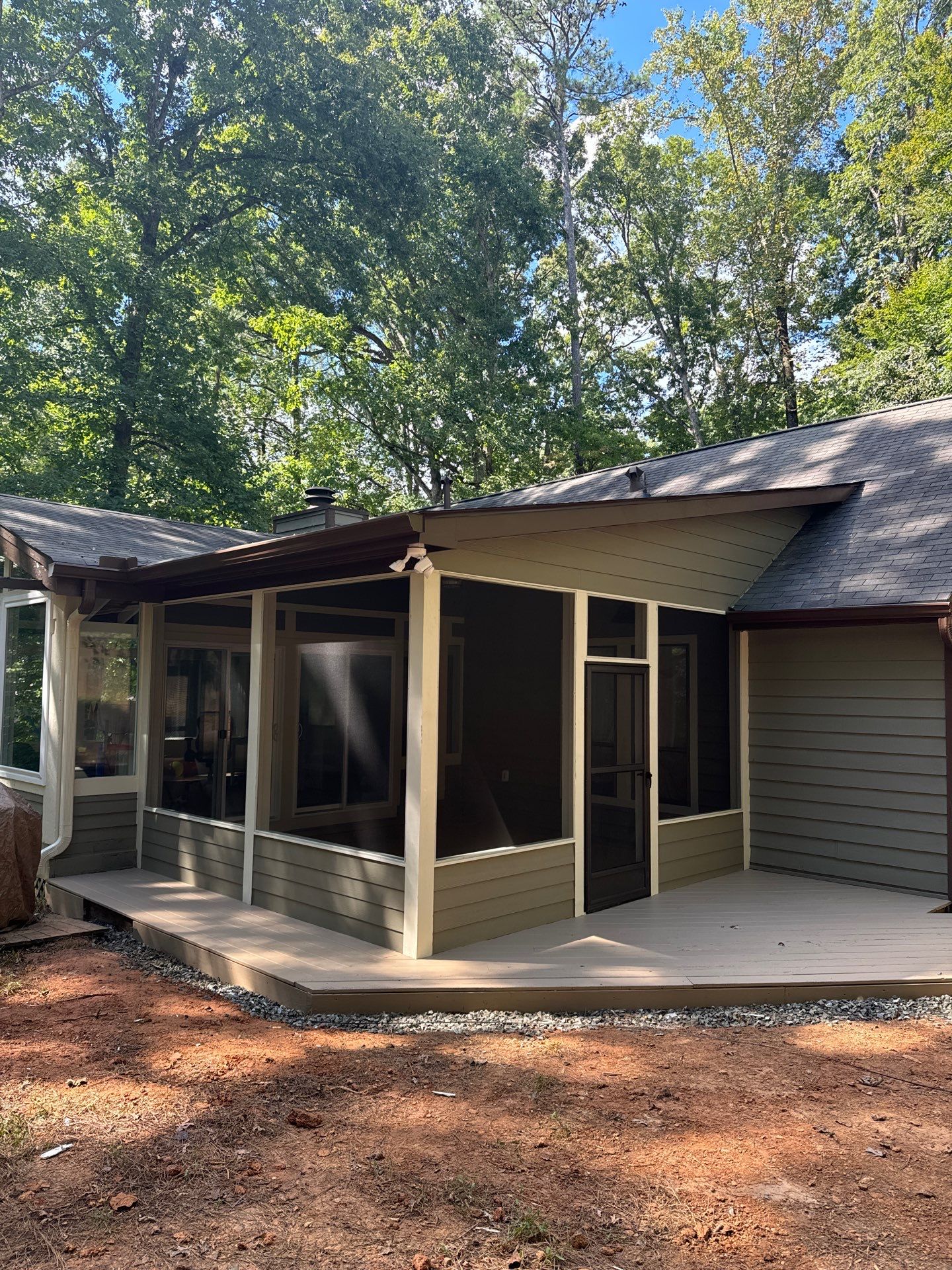 Screened-In Porch and Composite Deck Addition in Duluth by Swift Home Renovations