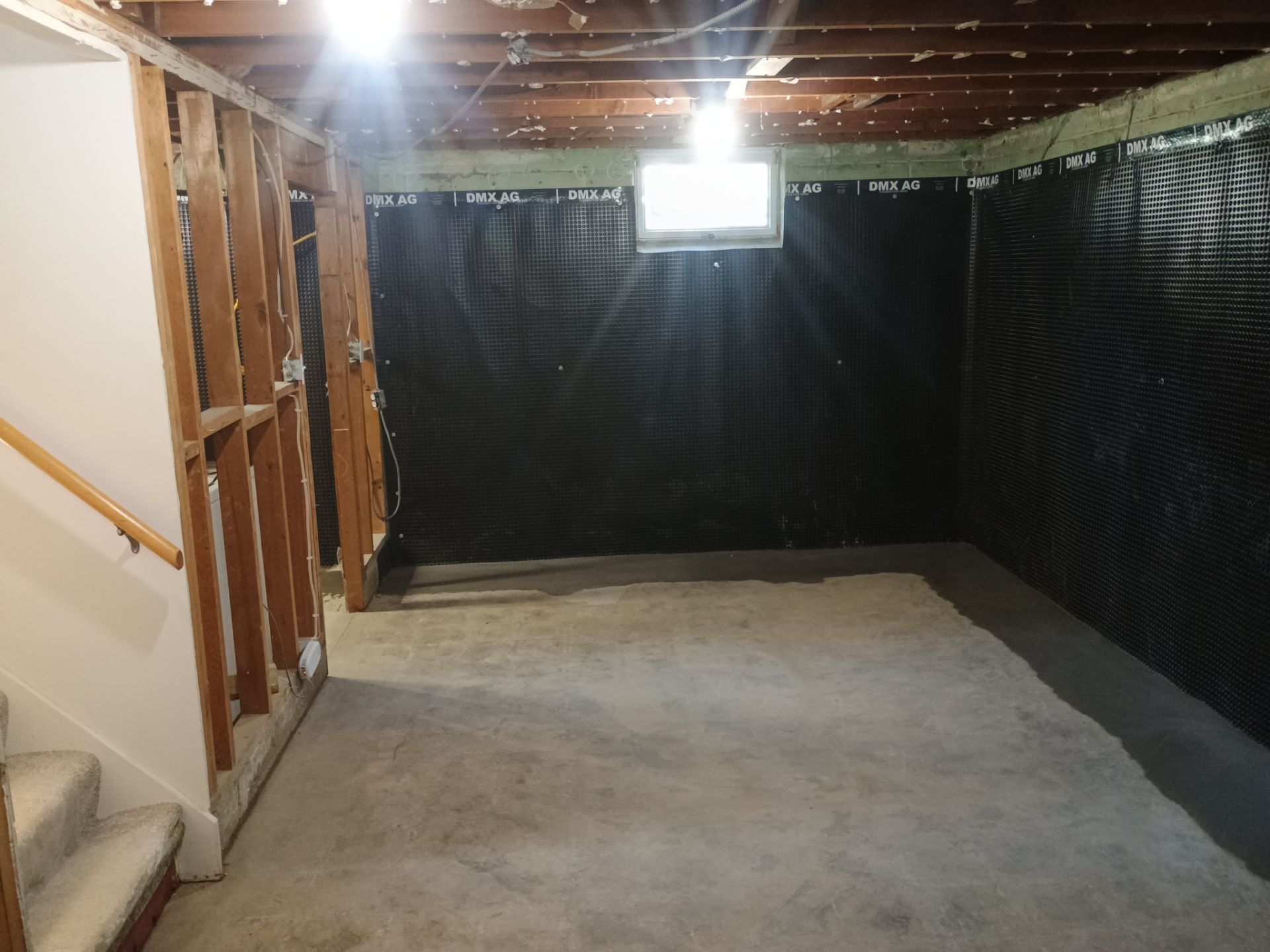 Interior Drain Tile & Wall Drainage in Southwest Minneapolis by Waterproofing Northeast