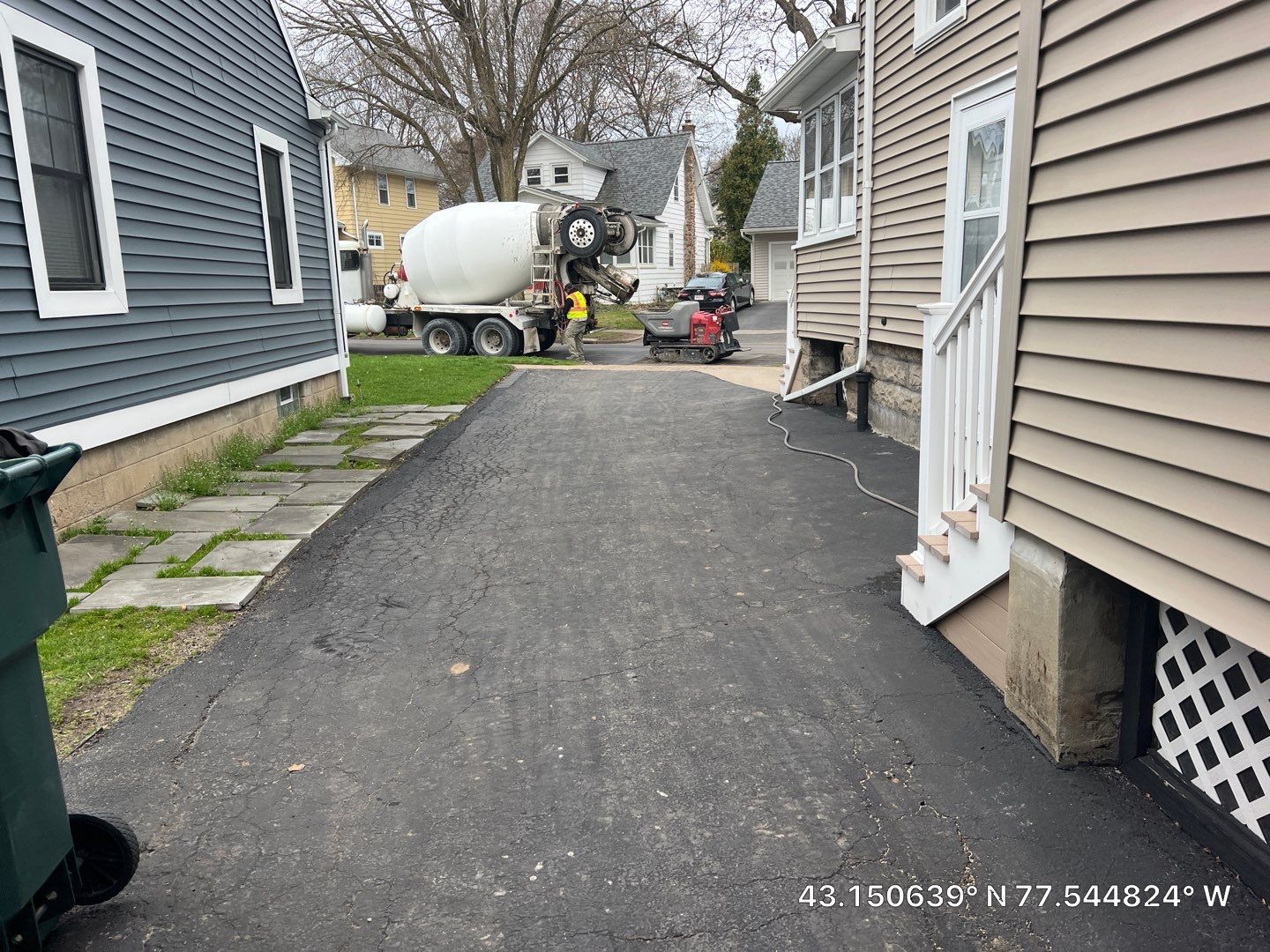 Broom Finished Patio  by NG Masonry & Construction LLC