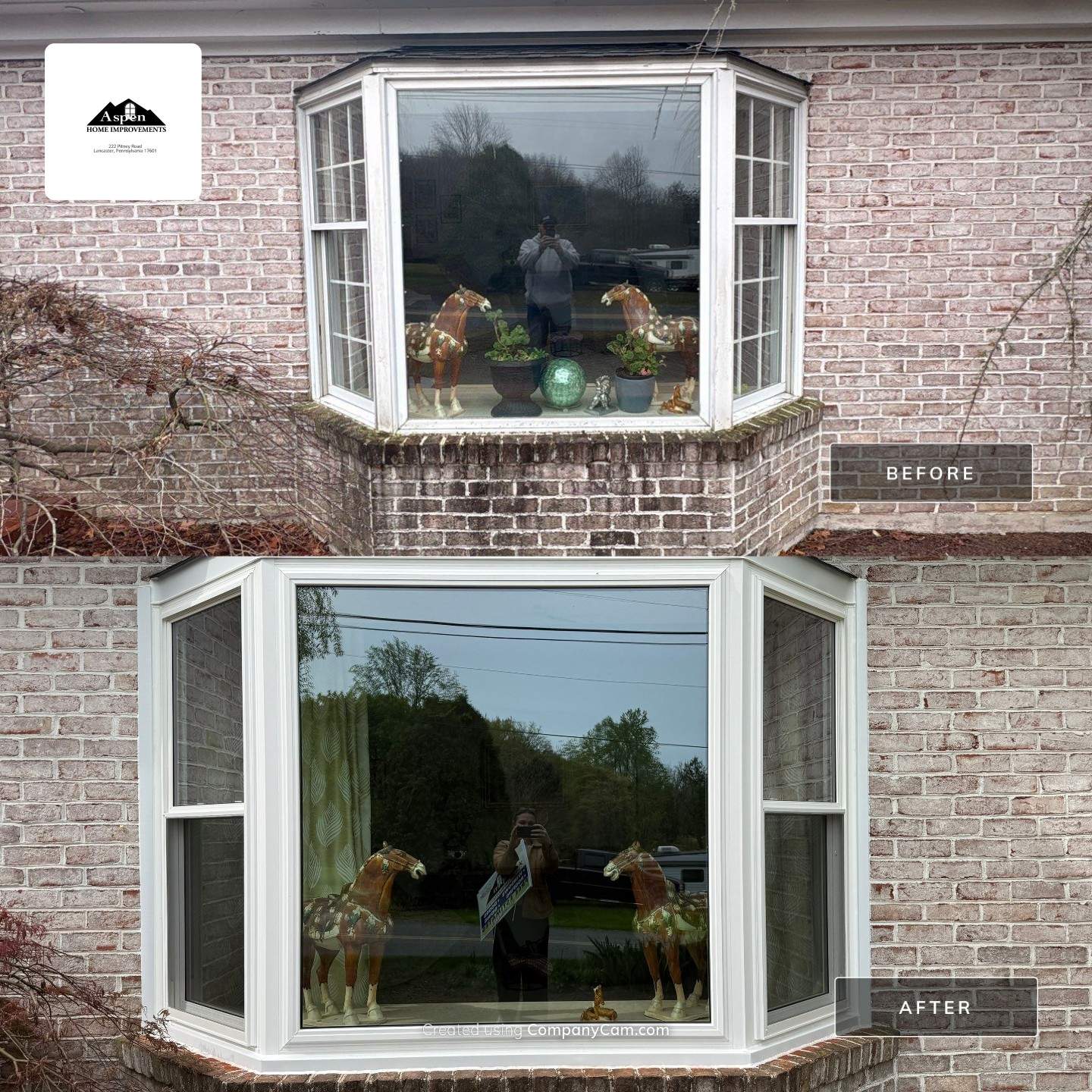 Bay Window and Double Hungs by Aspen Home Improvements