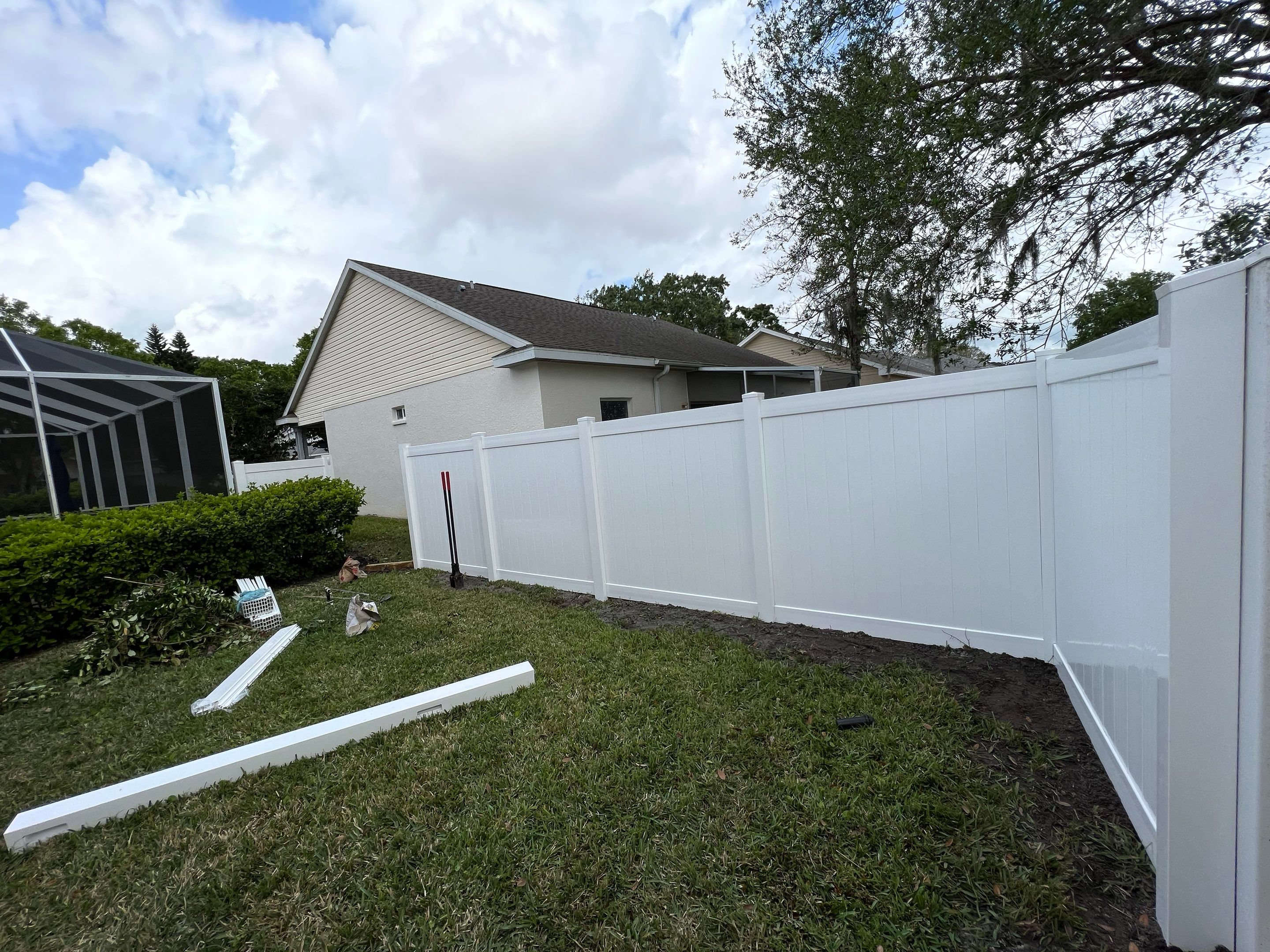 Vinyl Fence Installation using Vinyl Privacy Fence  by Asap fence and gates, LLC