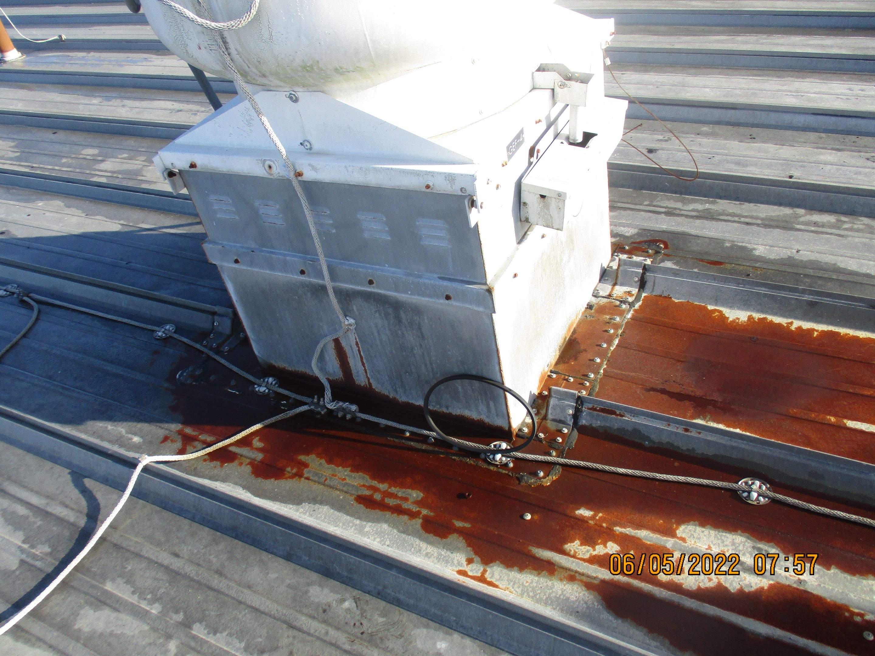 Calder Casino & Race Track Partial Metal Restoration  using #924 Eterna-Sil Premium Silicone Roof Coating by Morton Roofing, Inc.