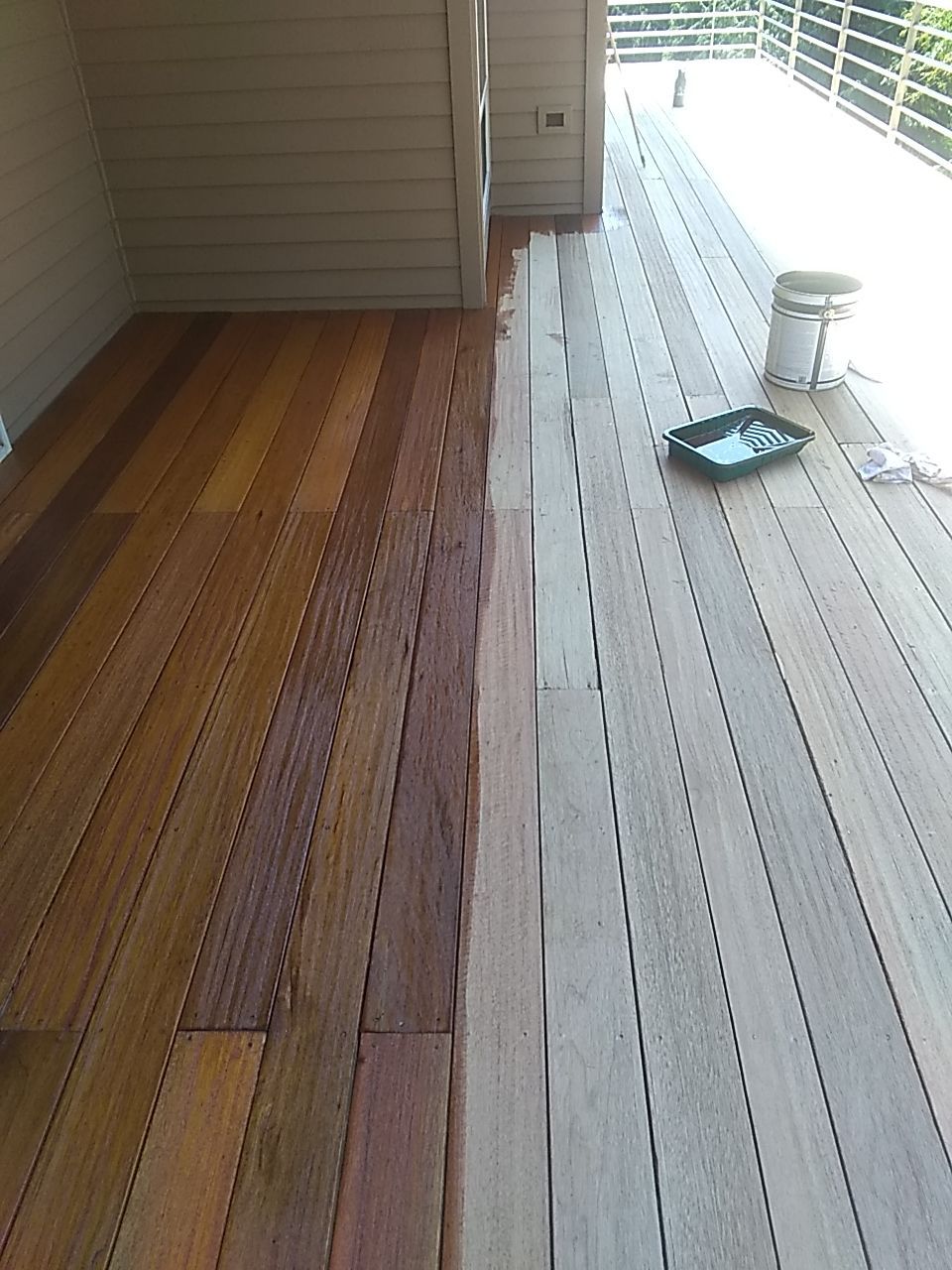 Deck Restoration using Armstrong-Clark Amber by Paul Schopp
