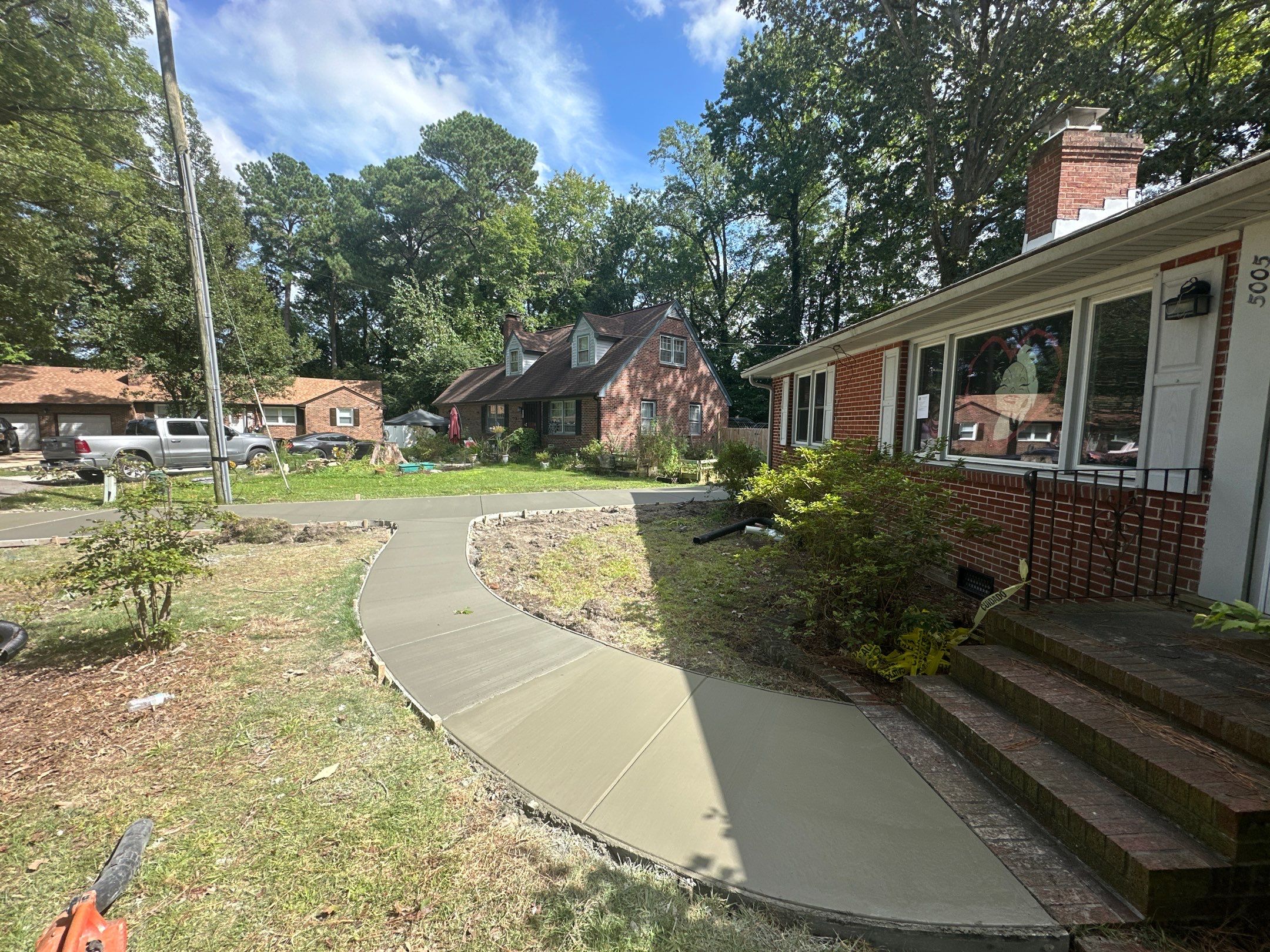 Project in Virginia Beach by Sam The Concrete Man Virginia Beach