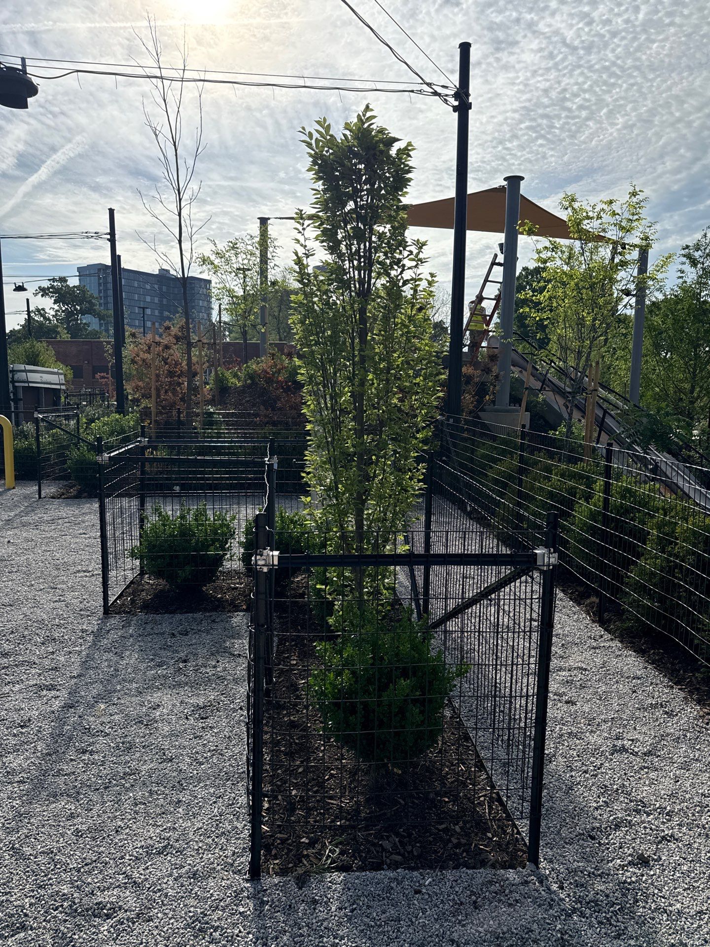 Playground using Mini Mesh by Mccall Commercial Fencing