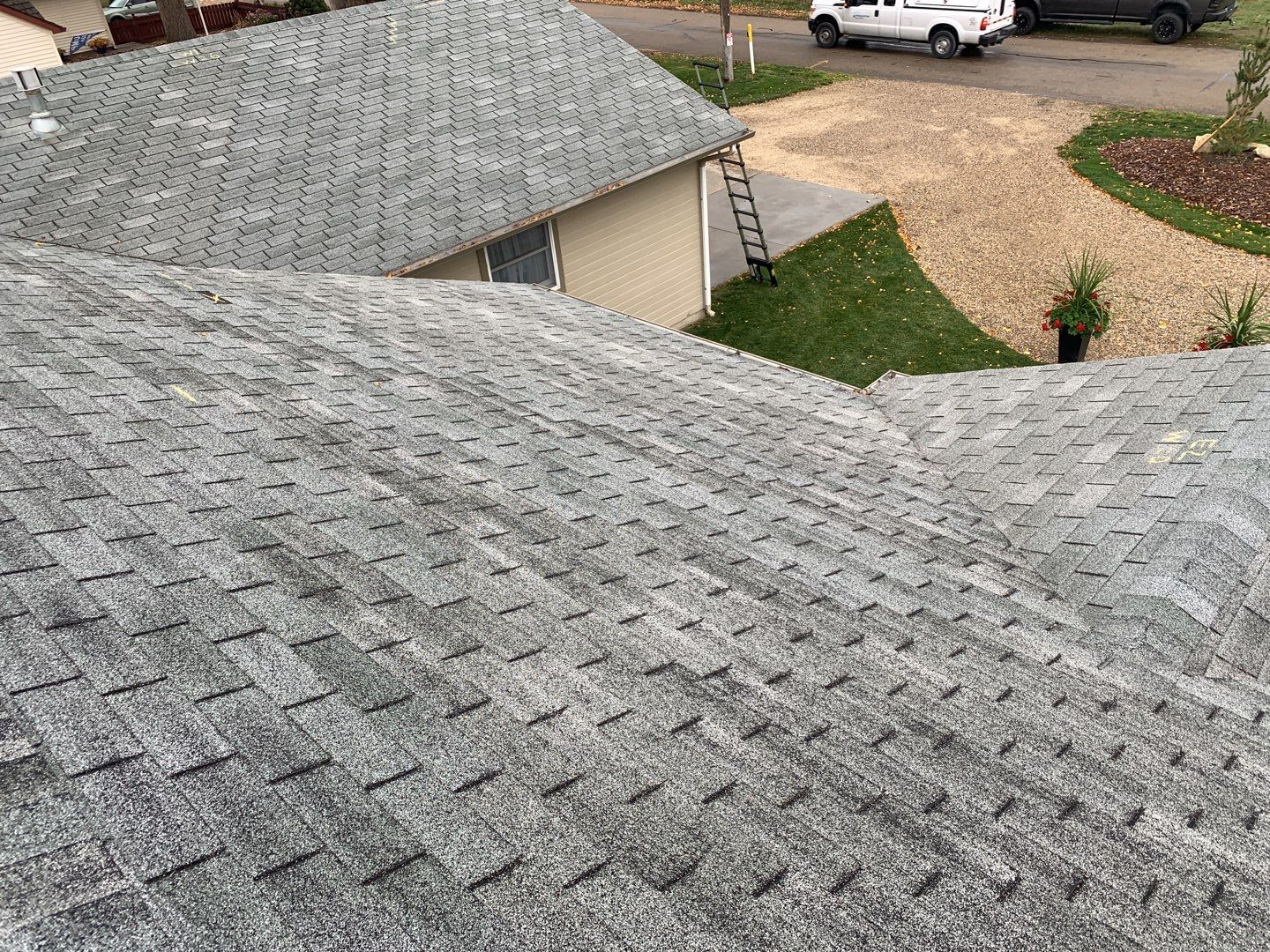 Star Idaho Single level roofing replacement using Duration Brownwood by ID Roofing LLC