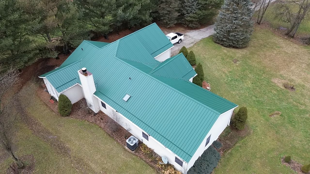 Alpha Rib, Color: Forest Green by Eagle Eye Roofing
