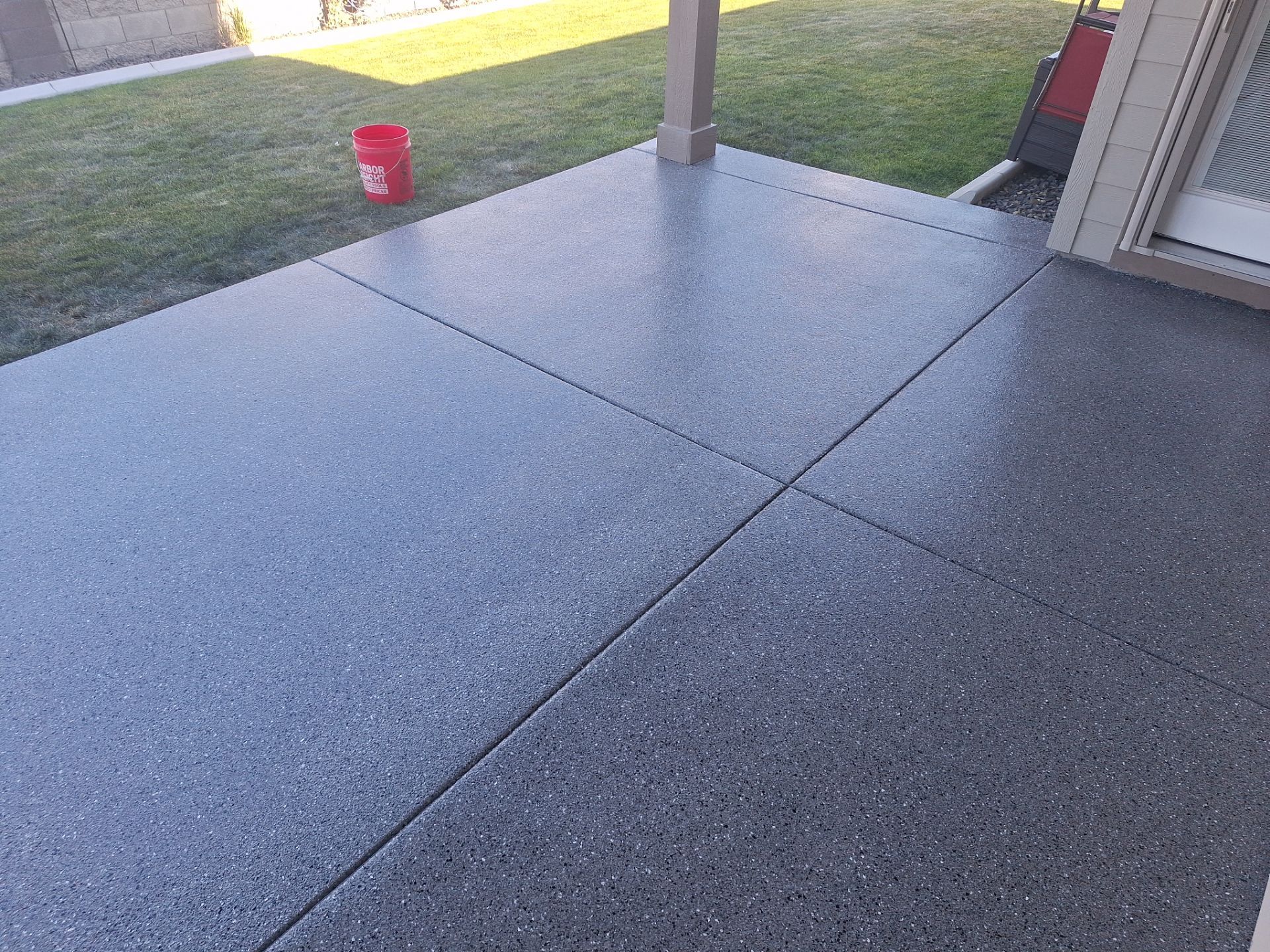 Patio Transformation using Slate Hybrid by Croc Coatings, LLC