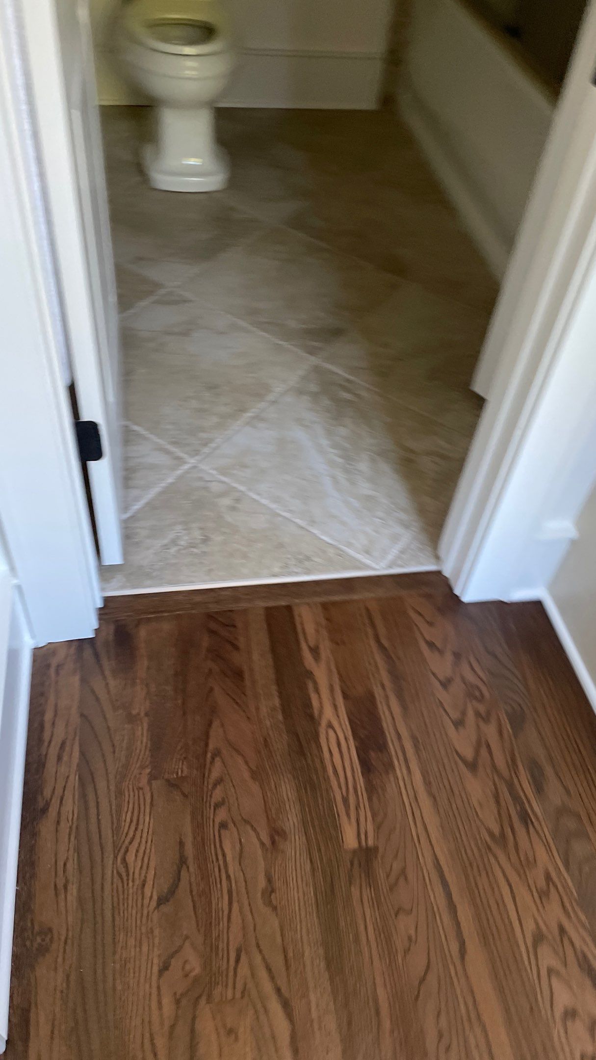 Herringbone Wood Hallway and Rooms by Footprints Floors of Coastal Carolina