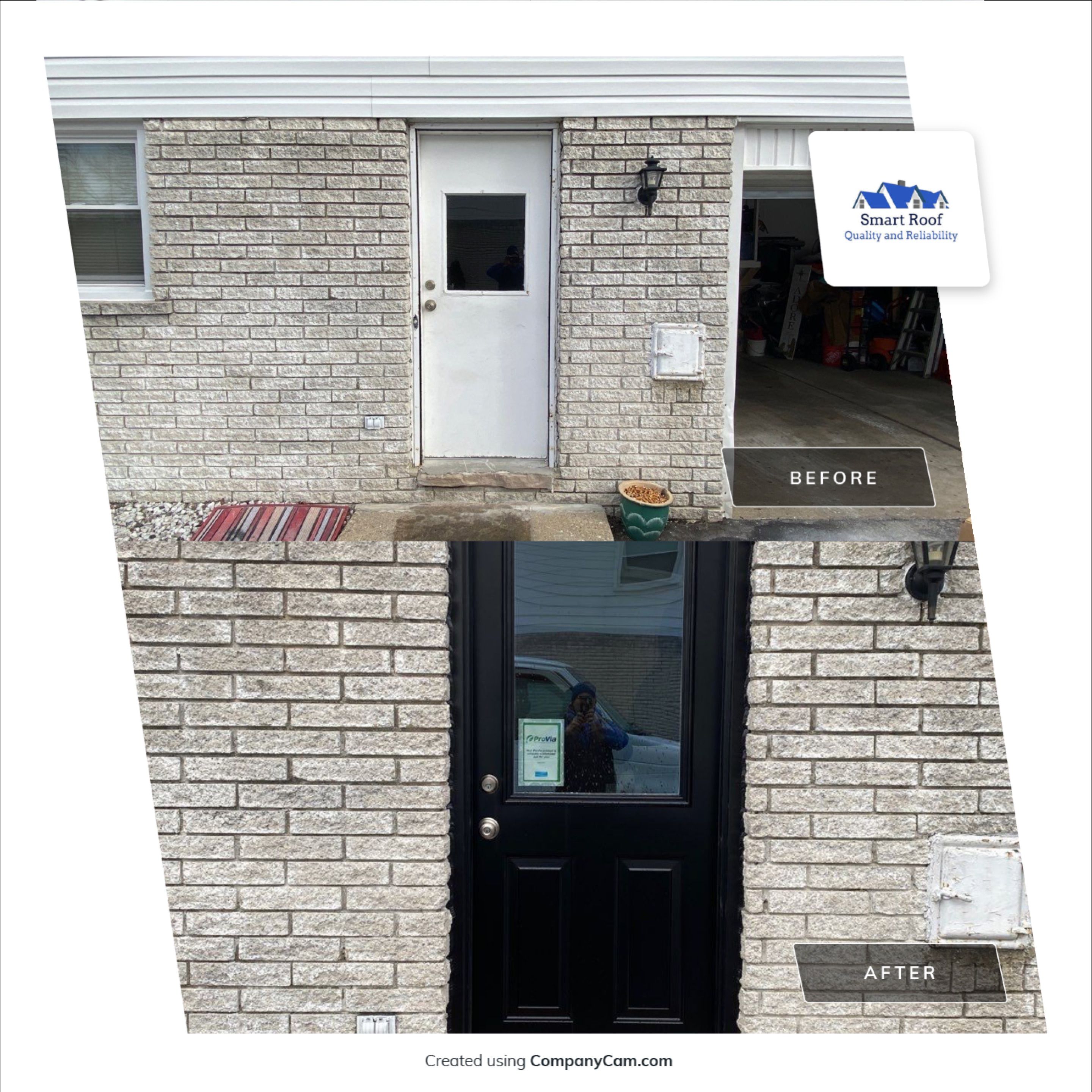 Entry Door using Replace Exterior Door by Smart Roof
