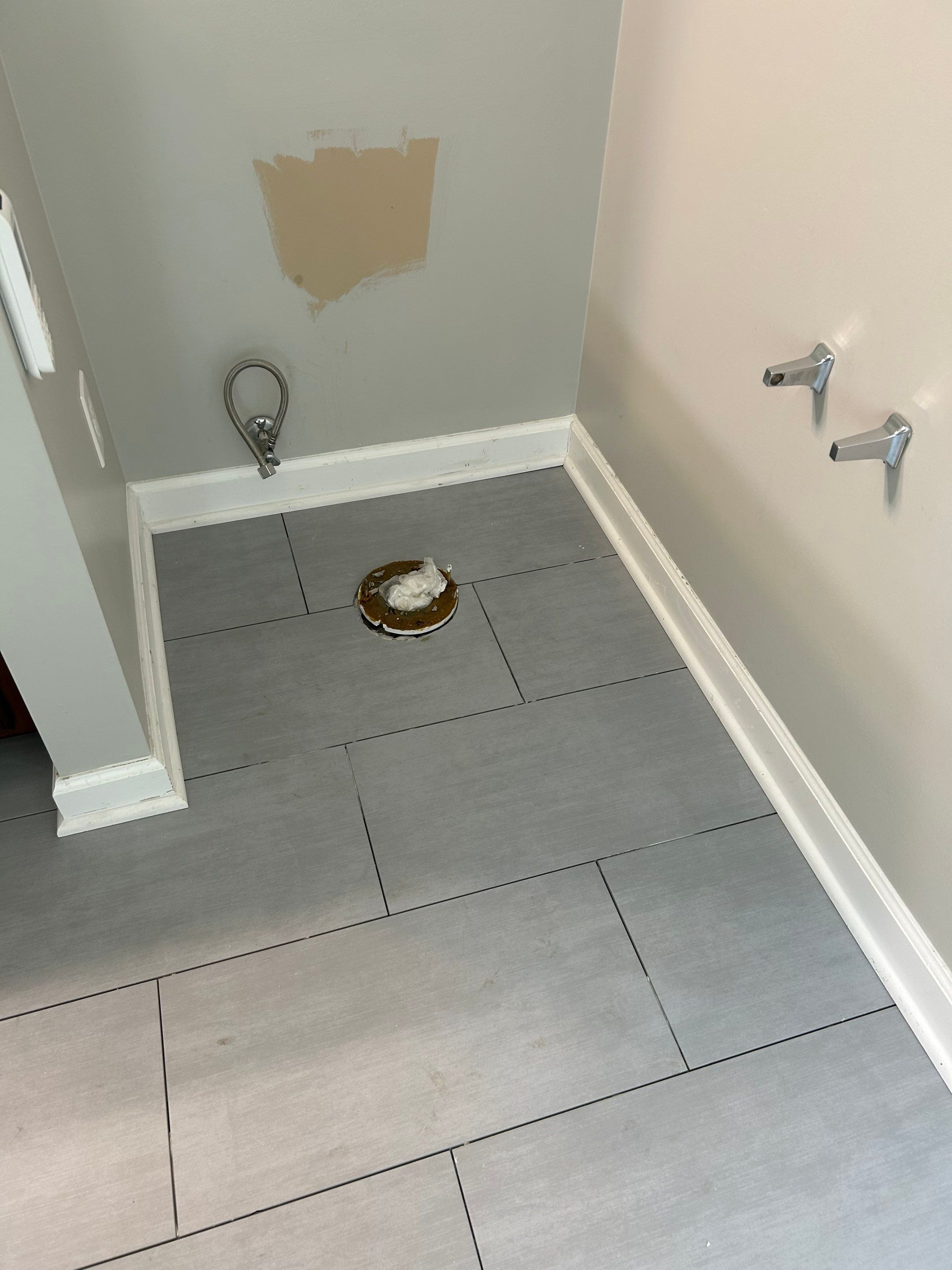 Tile shower remodel and heated floors by Footprints Floors of Nashville