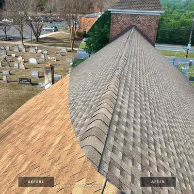 Roof Installation using GAF Timberline HDZ