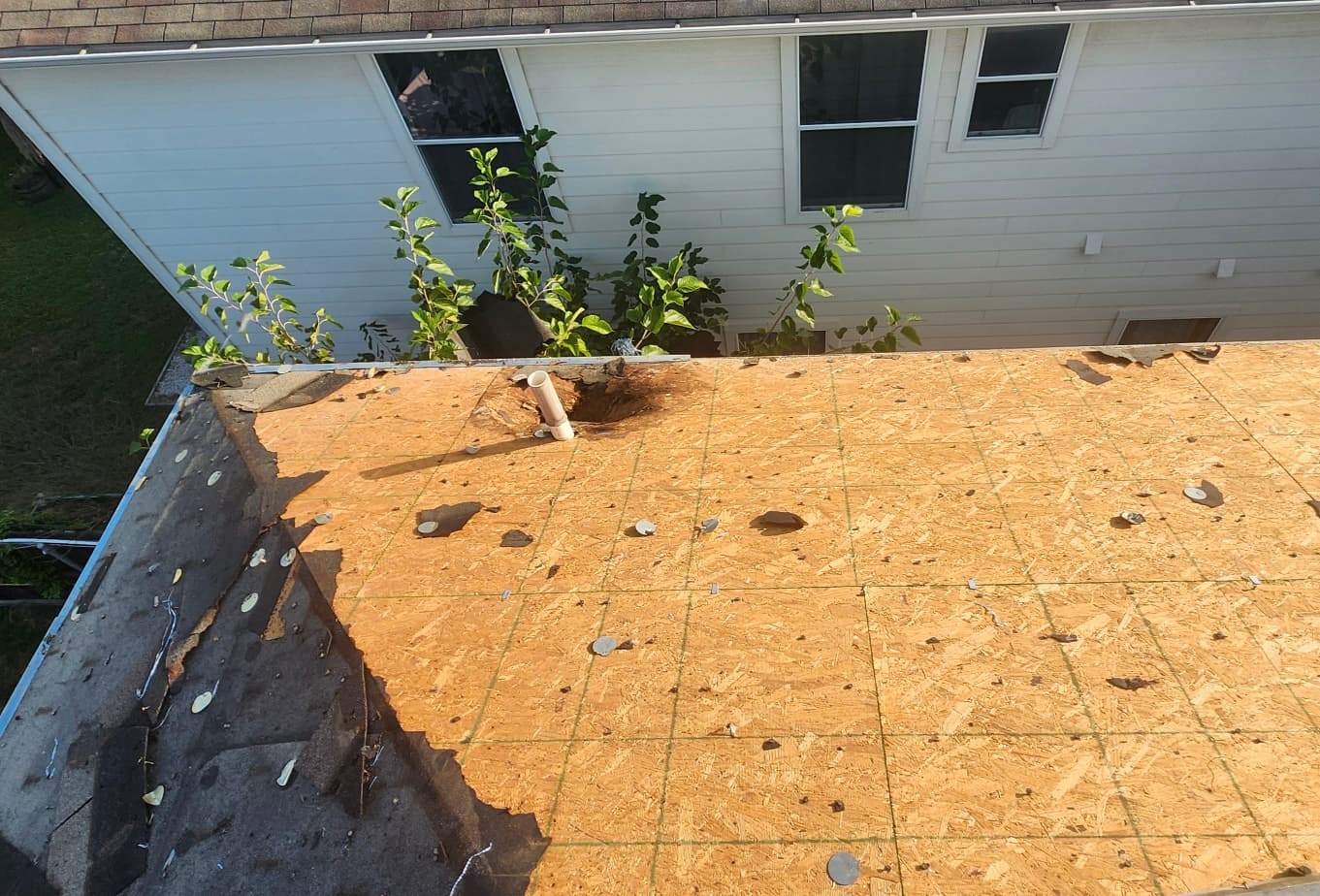 Roofing Replacement and Sheathing Repair in Austin, Texas by Caliber Restoration LLC