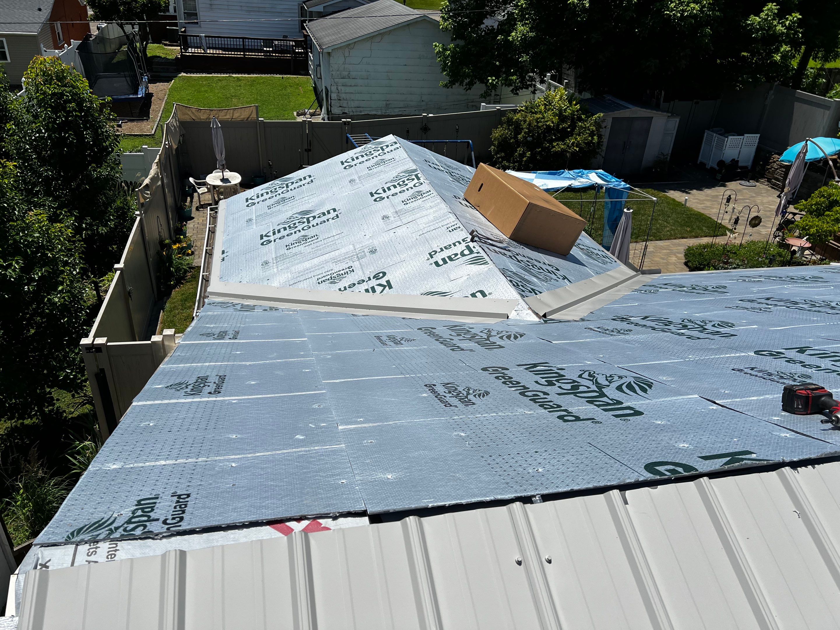 Metal Roofing, Skylights, Porch Build by Secure Construction Company Inc