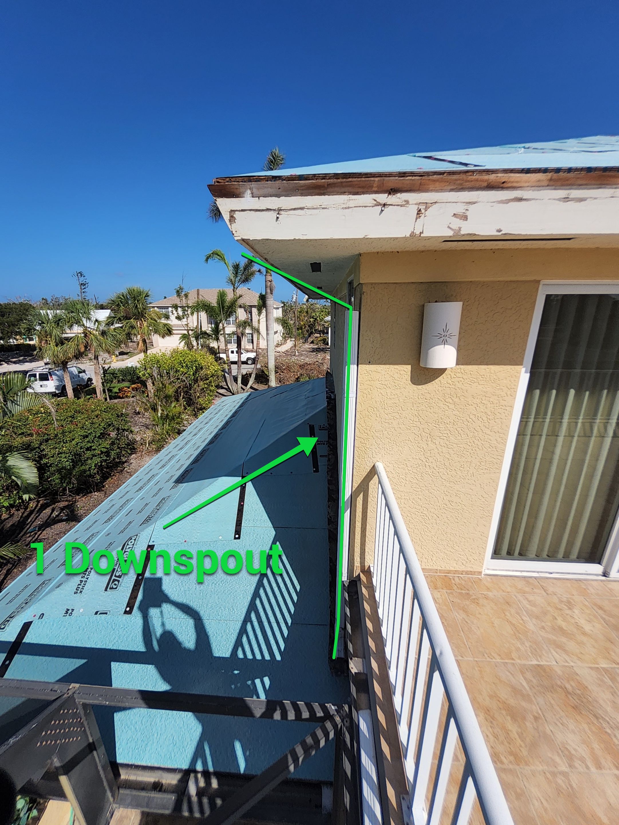 Full Gutter System Installation in Sanibel FL by Gutter Professors