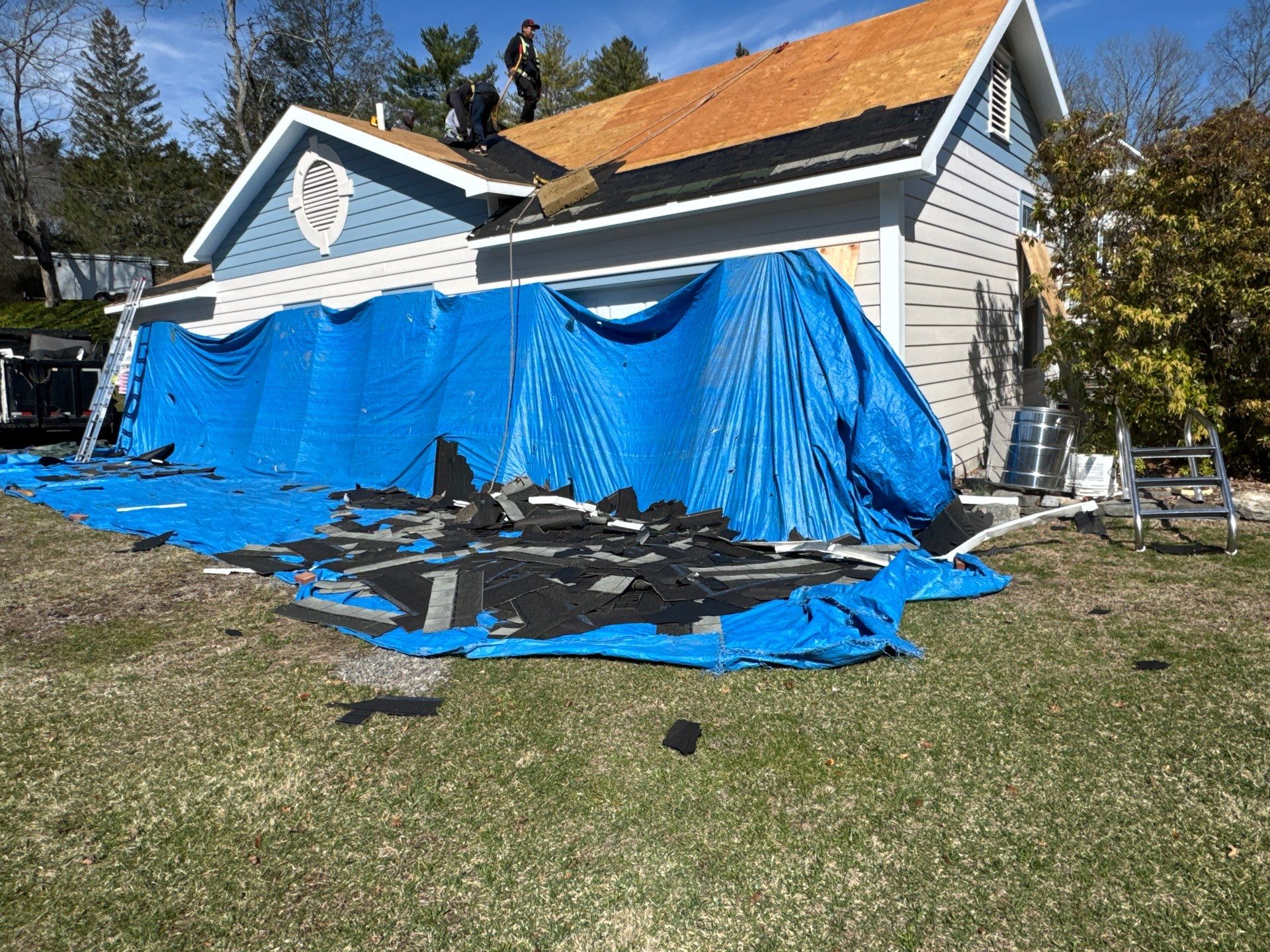 New roof in Kingston- Woodstock NY  by roberts roofing