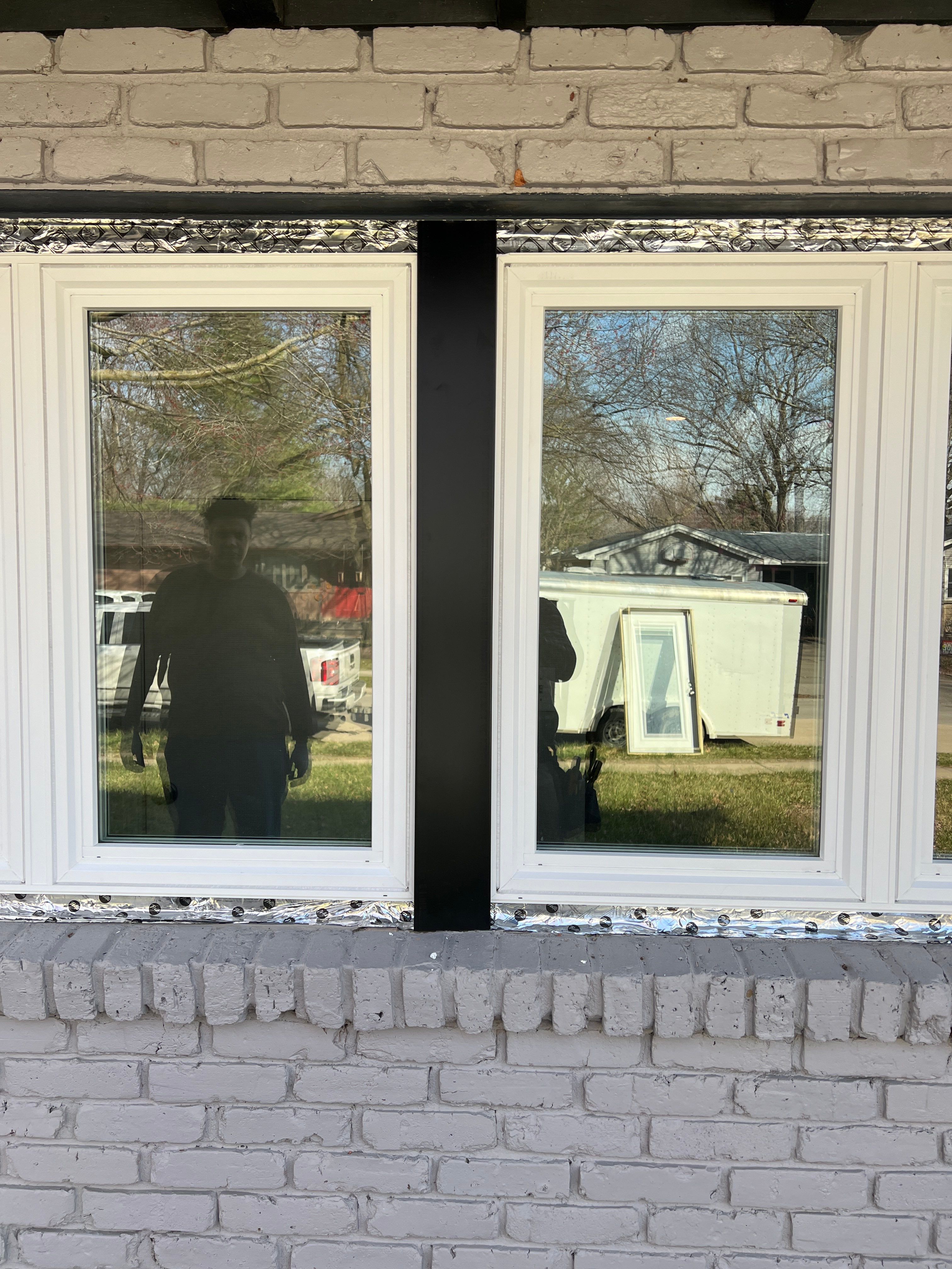 Window Installation using Pella 250 series vinyl window by United Windows and Siding LLC