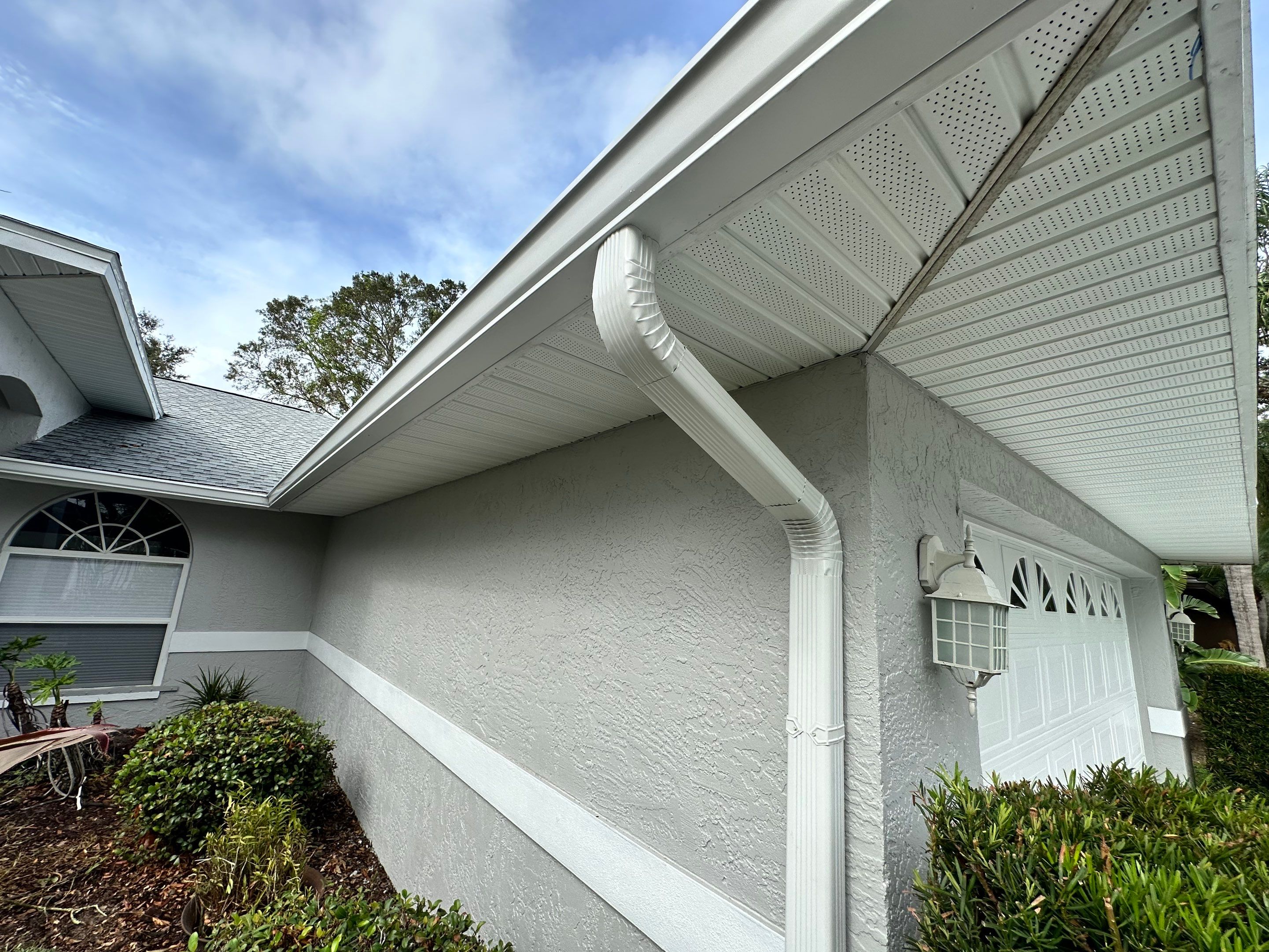 Install Vinyl Soffit in Sarasota FL by Gutter Professors