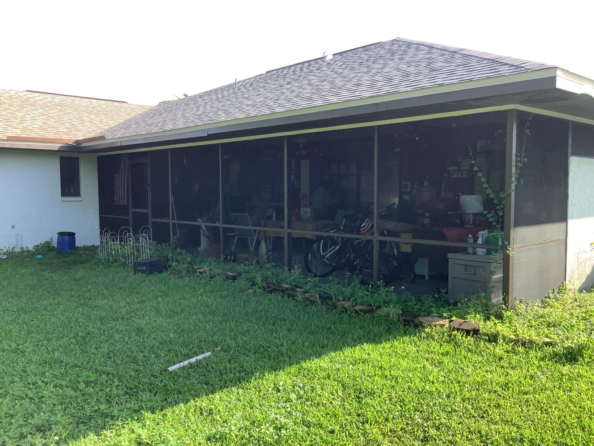 Brown Gutters in Cape Coral FL by Gutter Professors