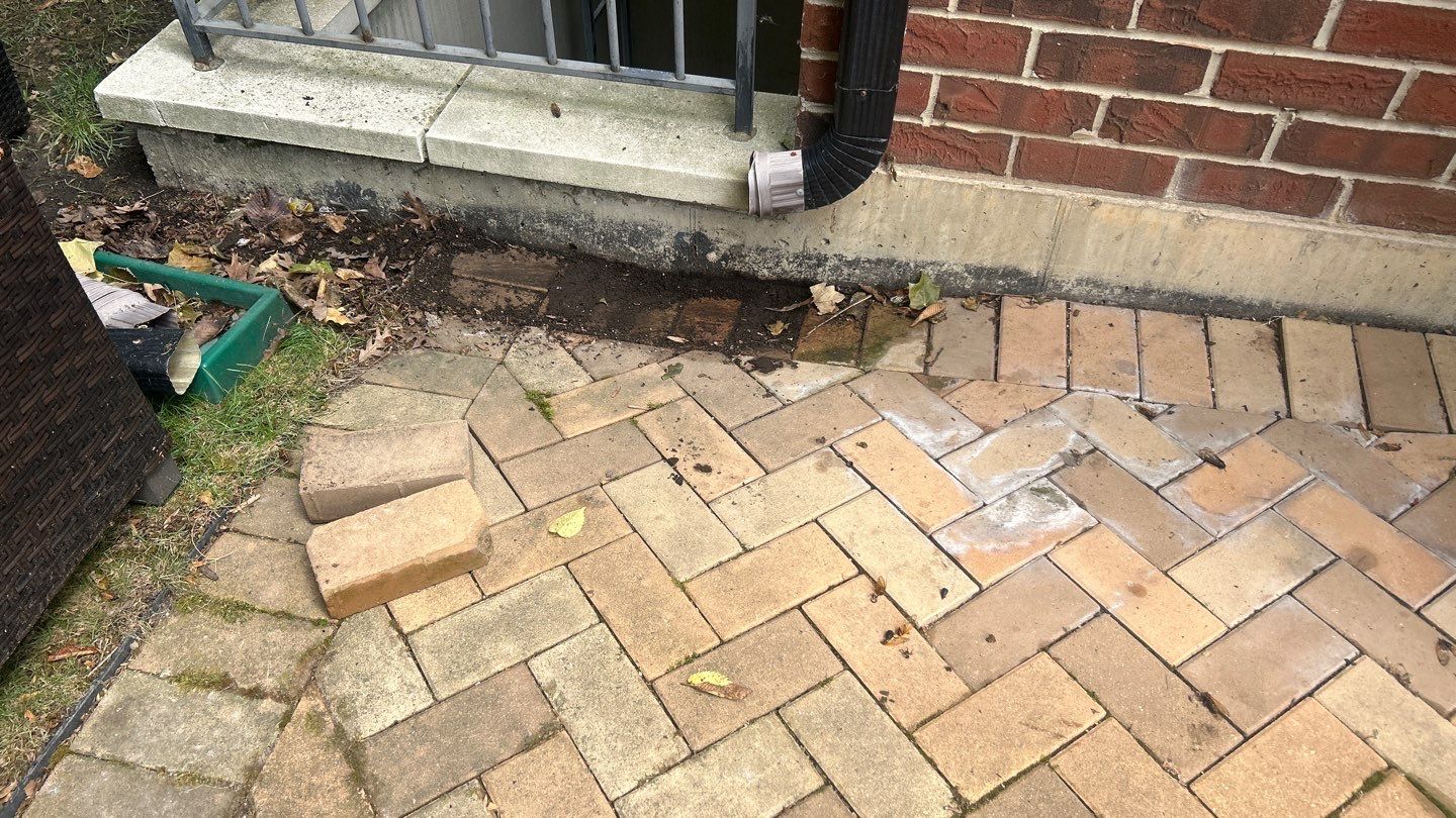 brick paver repair  using Structure bond Techniseal by Northern Power Washing LLC.