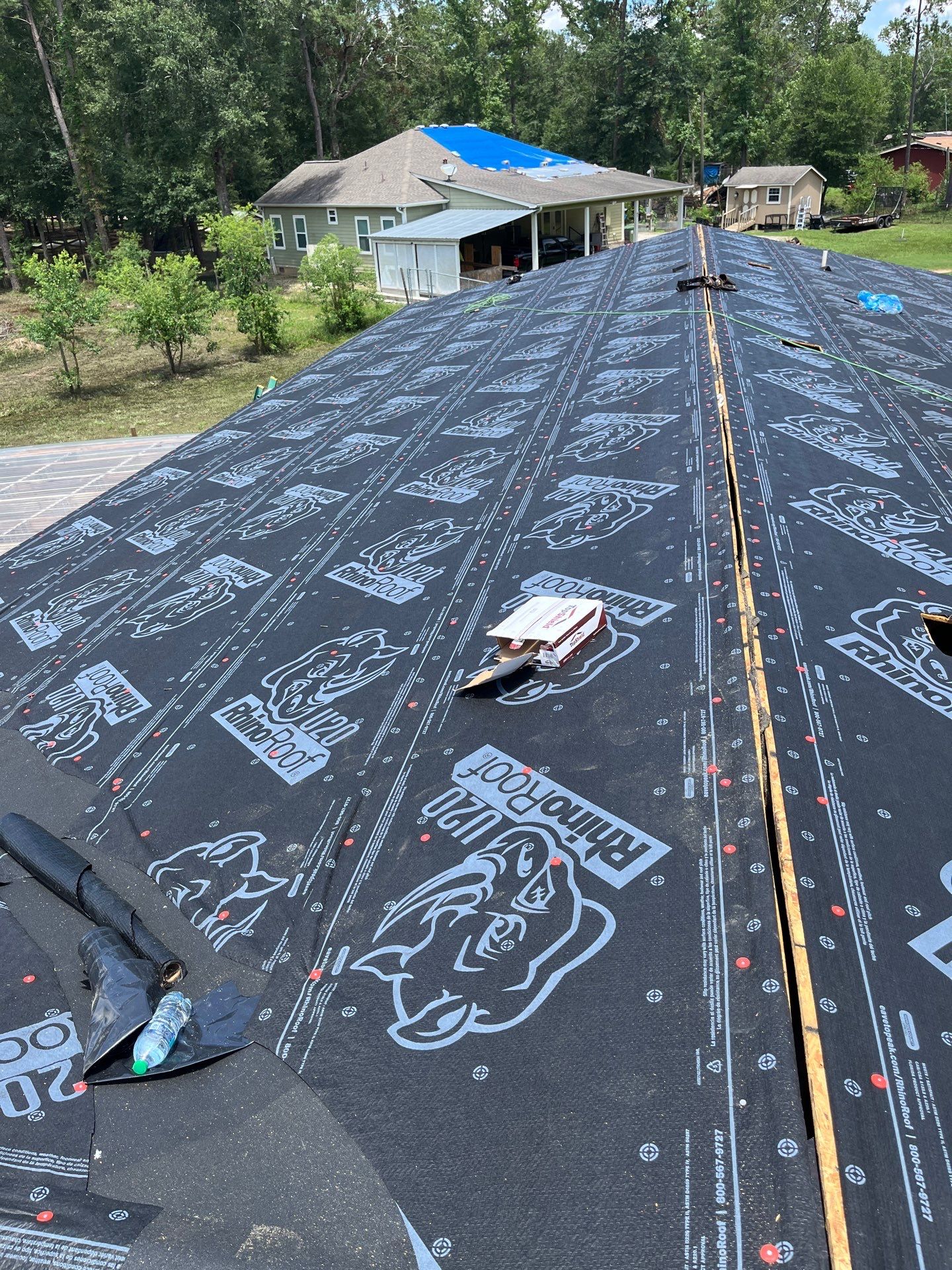 Residential Roofing Installation using Owen's Corning Duration (Lifetime) Shingles by Roof Repair Company