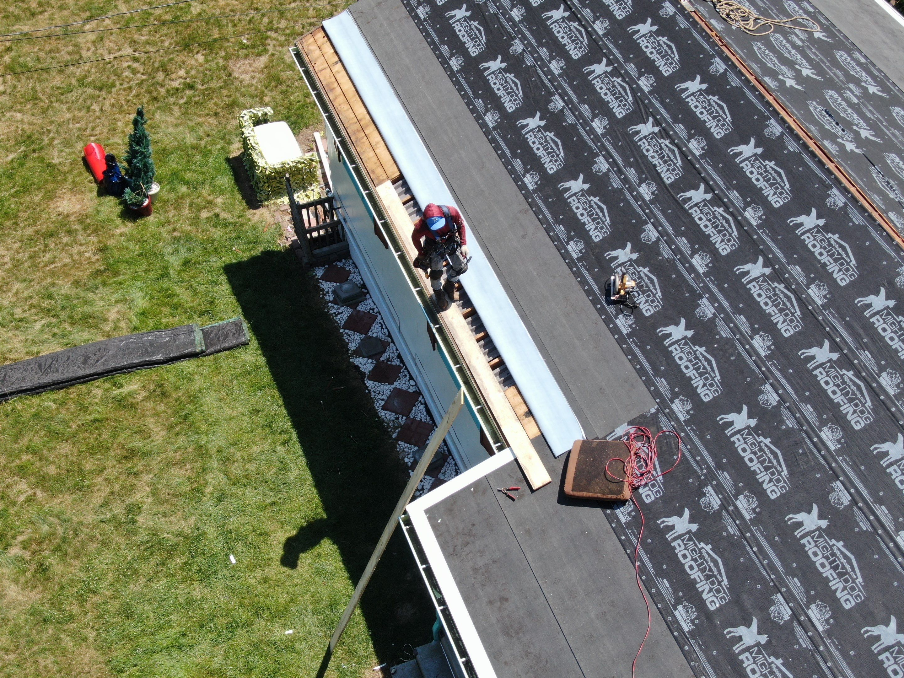 Roof Replacement with Gutter Guards – Westford, MA by Mighty Dog Roofing of Greater Middlesex County