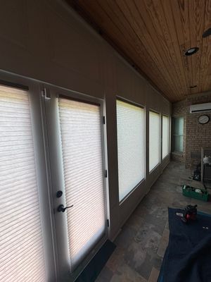 Sunroom Honeycomb Project in Huntsville