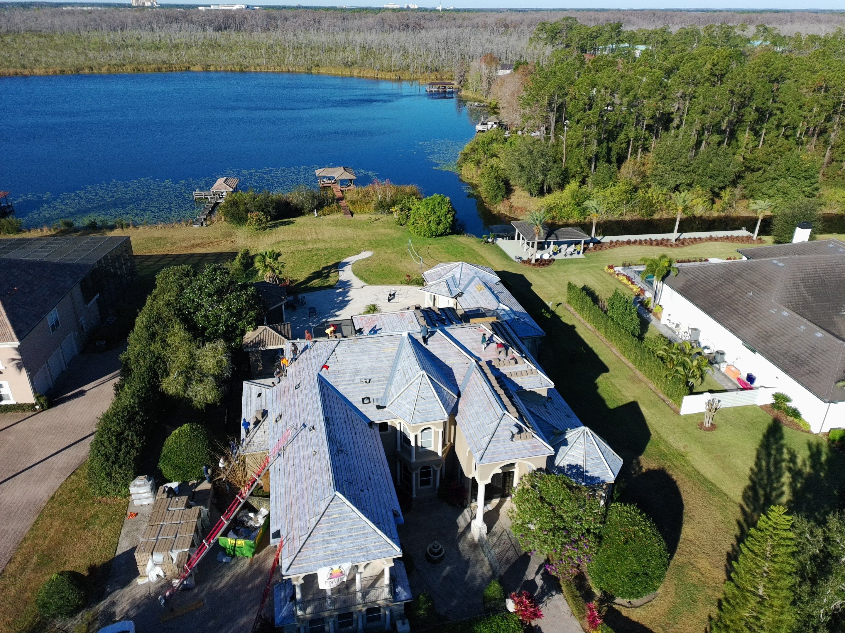 Mediterranean Tile Roof Replacement and Leak Remediation in Orlando by Fortified Roofing Solutions Corp.