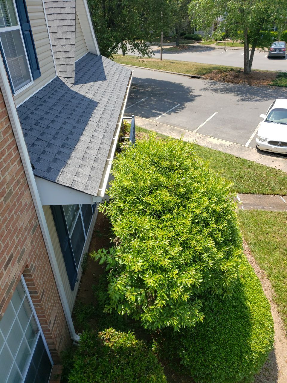 Gutter Cleaning using water by Power Wash Masters LLC
