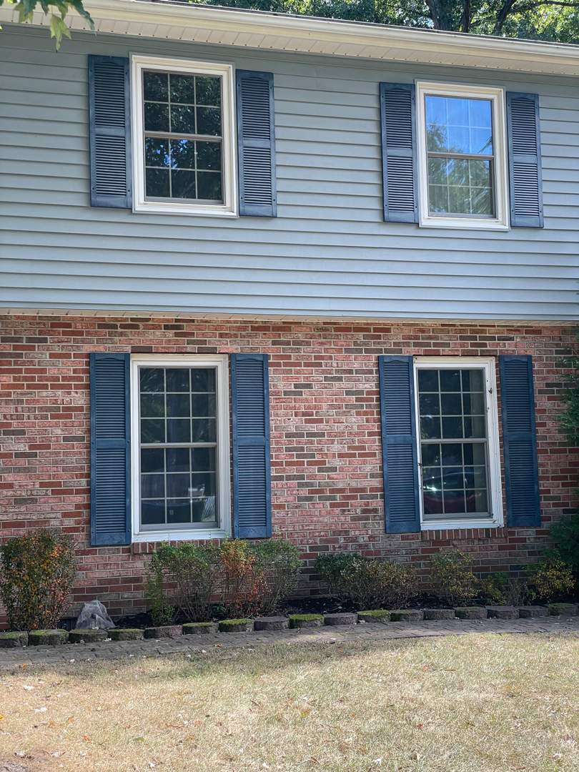 Shutters using Mid America Louvered by ExteriorPros
