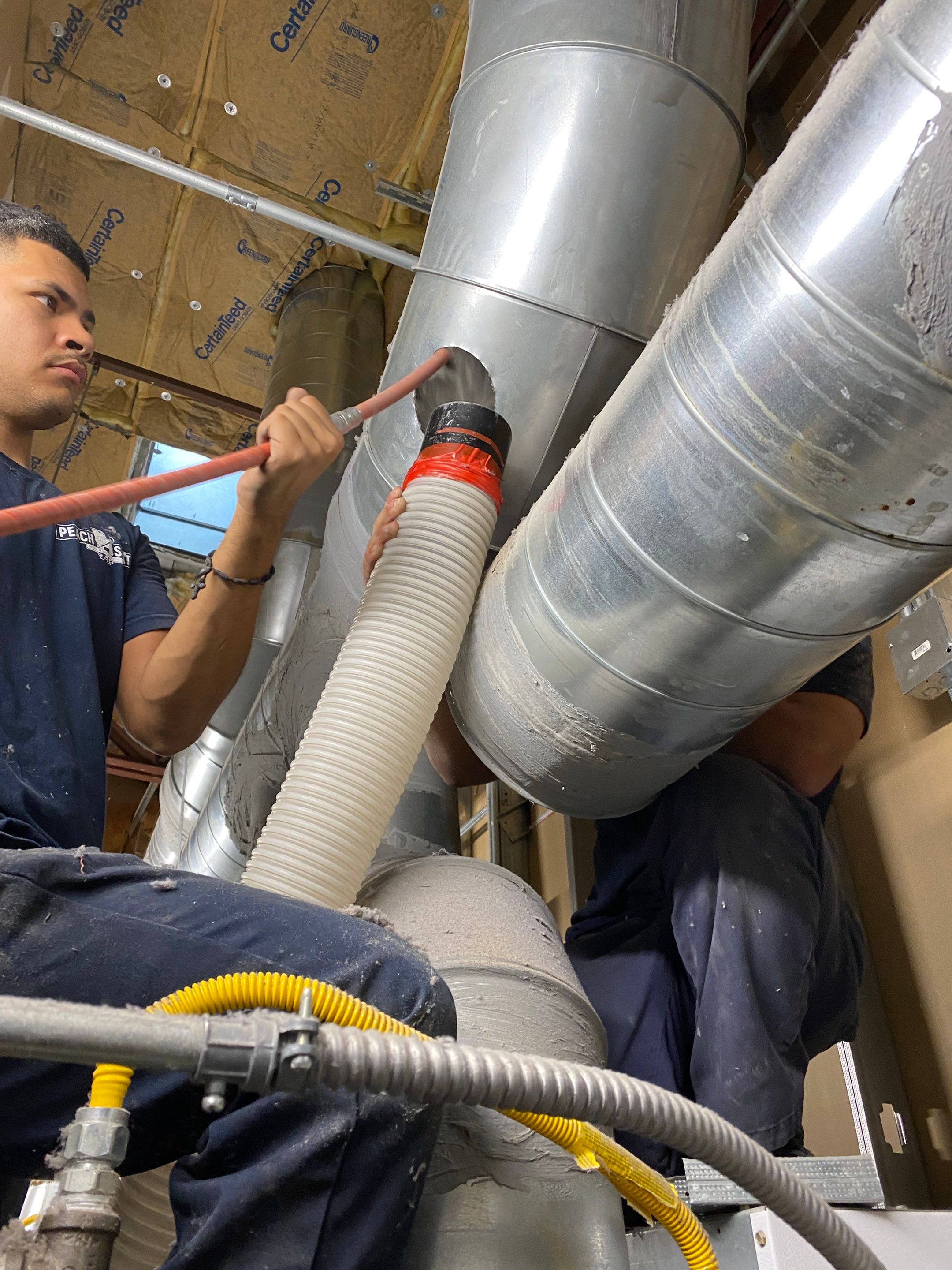 Laundromat Dryer Vent Cleaning San Antonio, Texas by Peach State Dryer Vents & Air Ducts