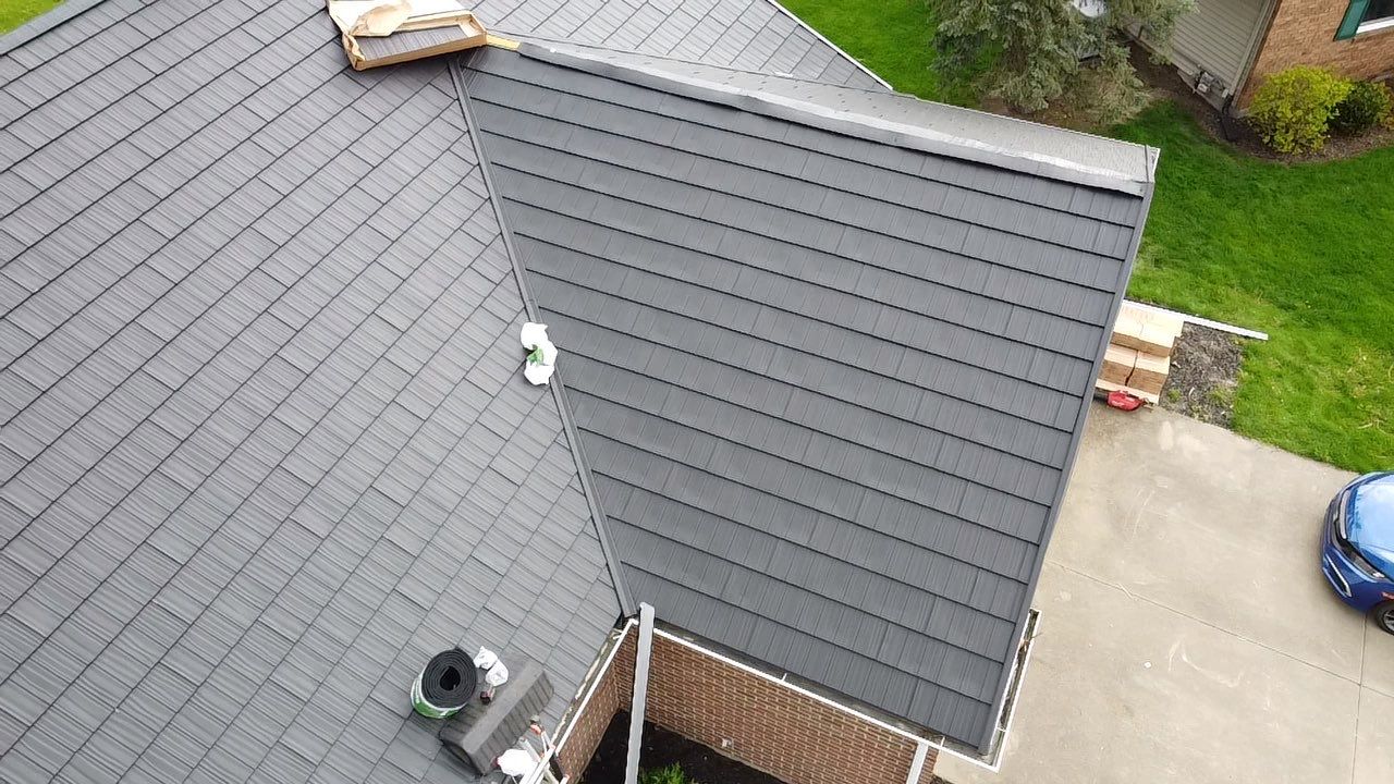 Metal Shingle Shake Roof Installation – Sidney, Ohio by 4Ever Metal Roofing