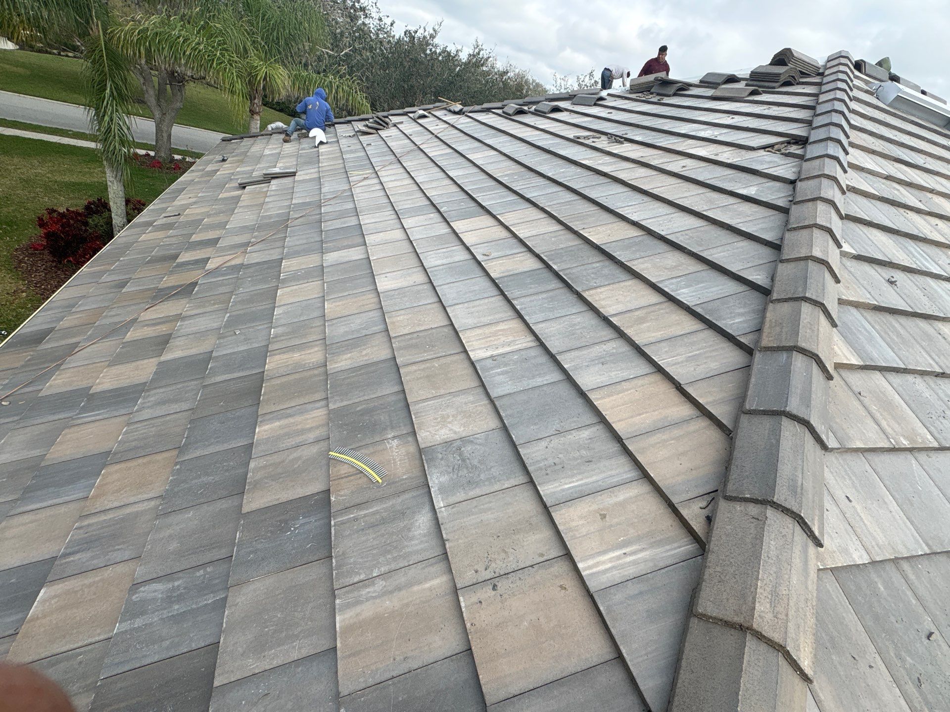 Residential Roofing Installation using roofing tiles from Eagle Roofing Products! by Gopher Roofing
