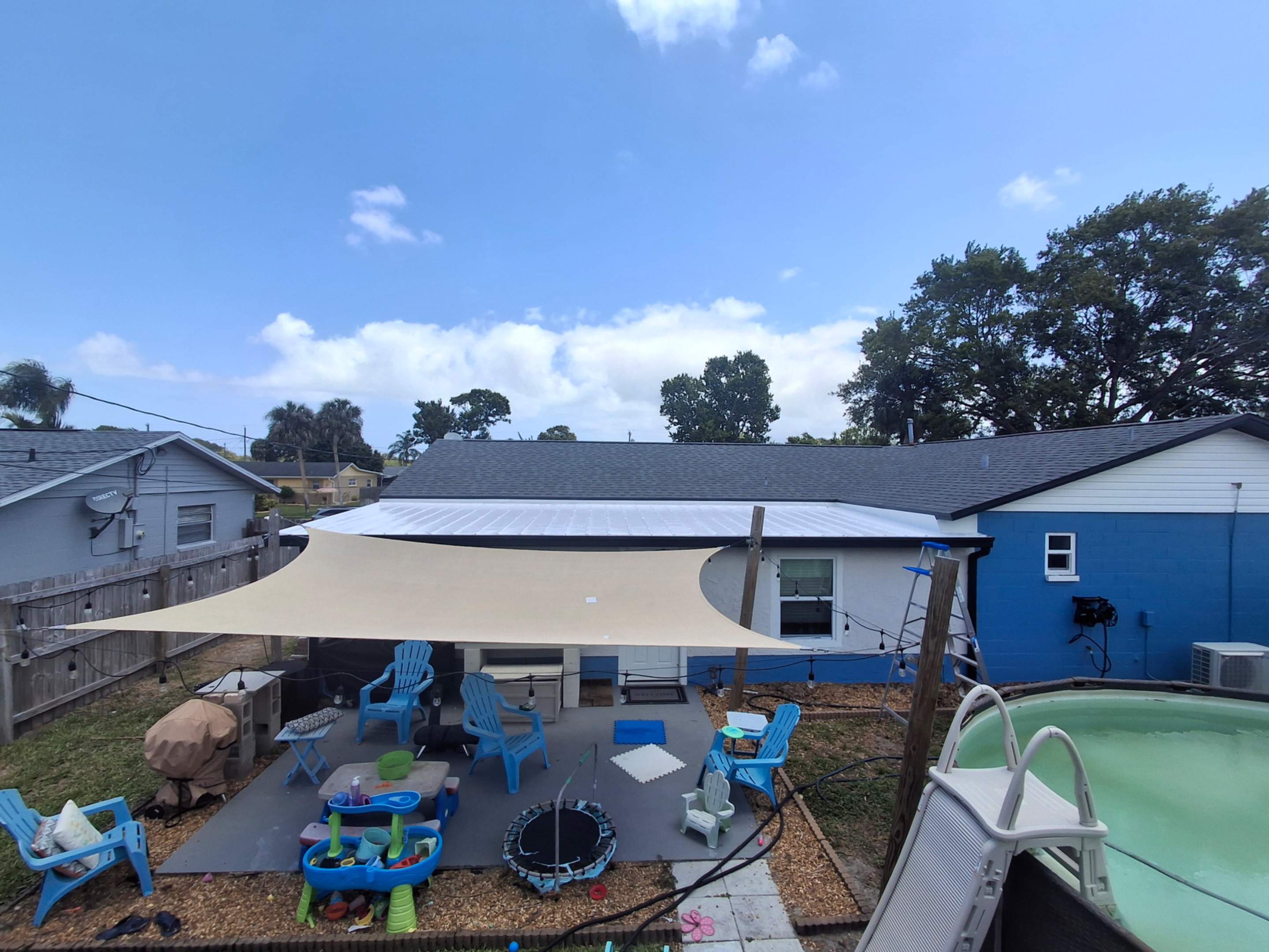 Aluminum Roof Sealing and Protective Liquid Coating in Melbourne by Florida Roofing and Renovations Inc.