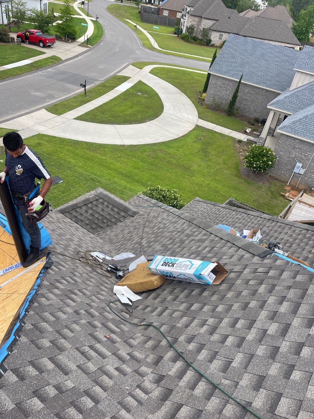 Residential Roofing Installation using Roof Replacement by American Roofing & Construction LLC
