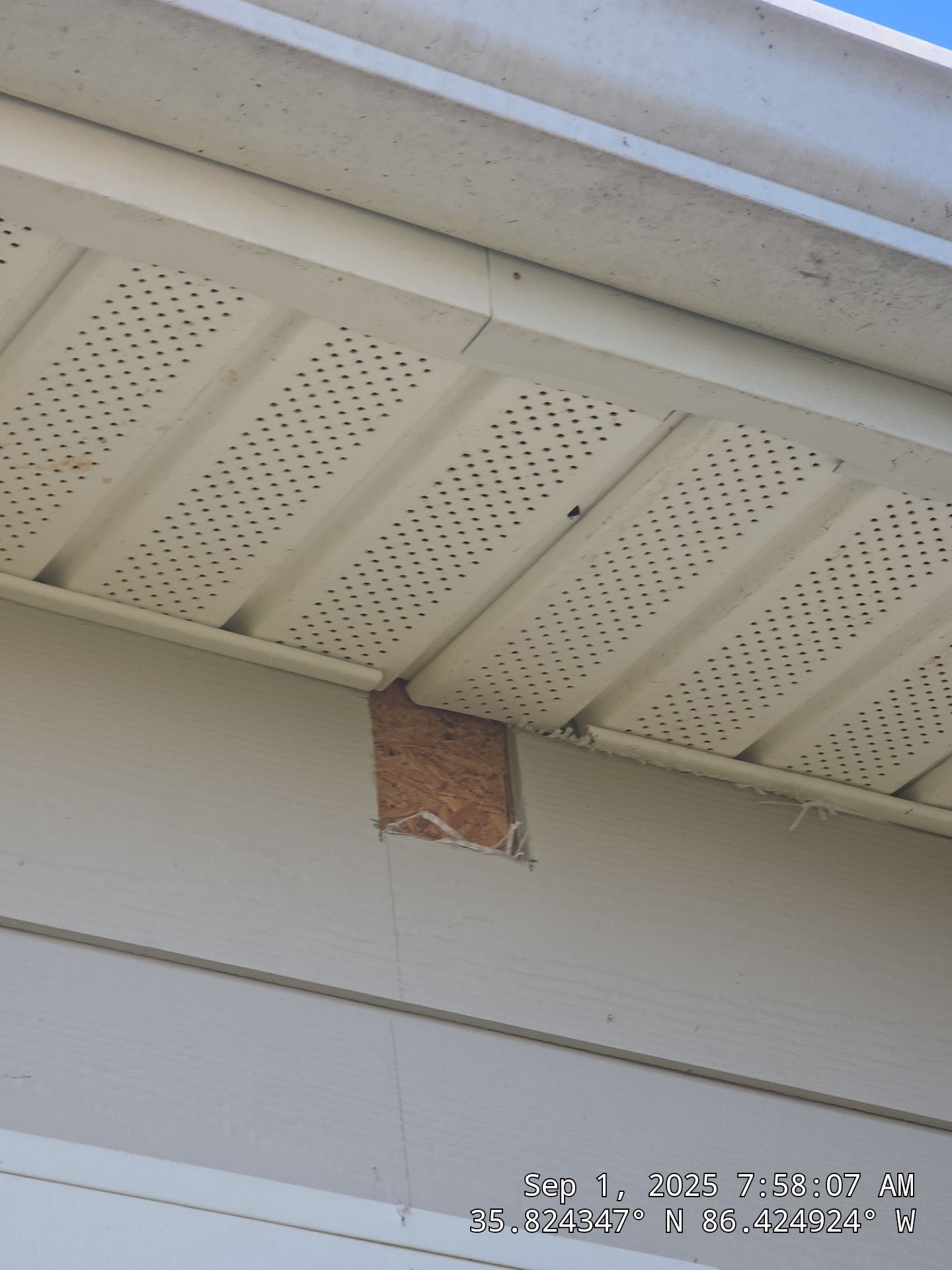Roof/exterior inspection by ROOF REPAIR EXPERT LLC