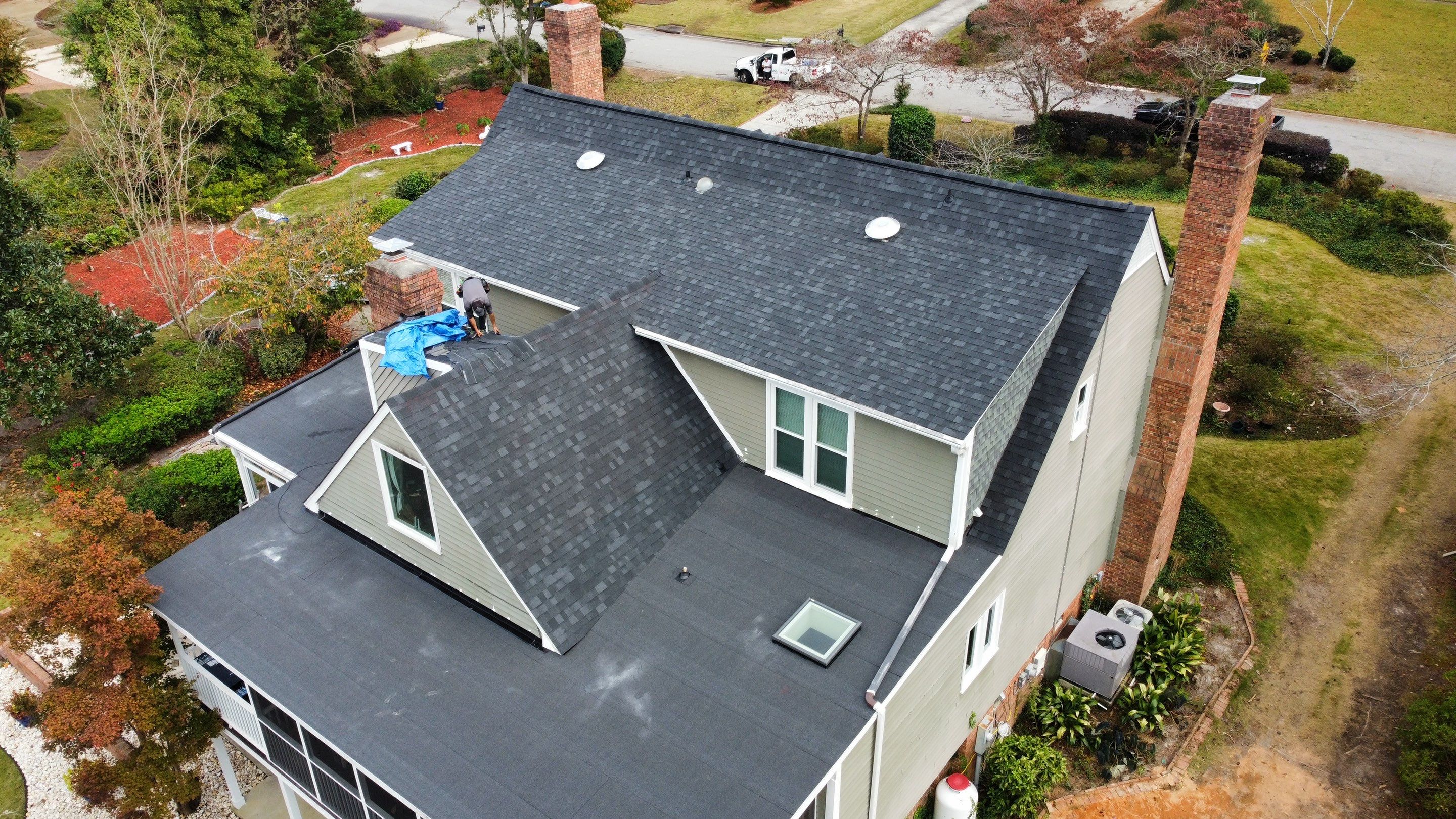 Roof Replacement using Owens Corning Oakridge Architectural Shingles by Midlands Roofing & Exteriors