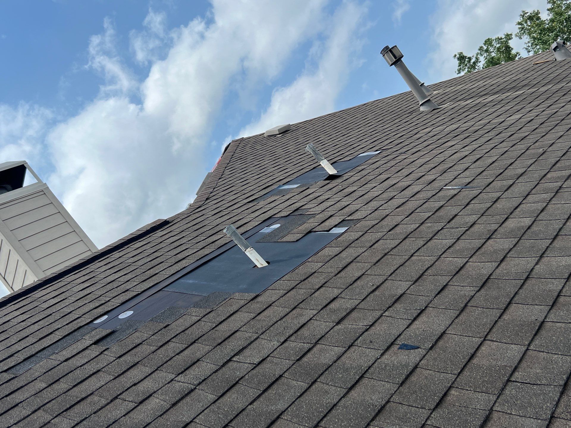 Hail Damage using Owen's Corning Duration (Lifetime) Shingles by Roof Repair Company