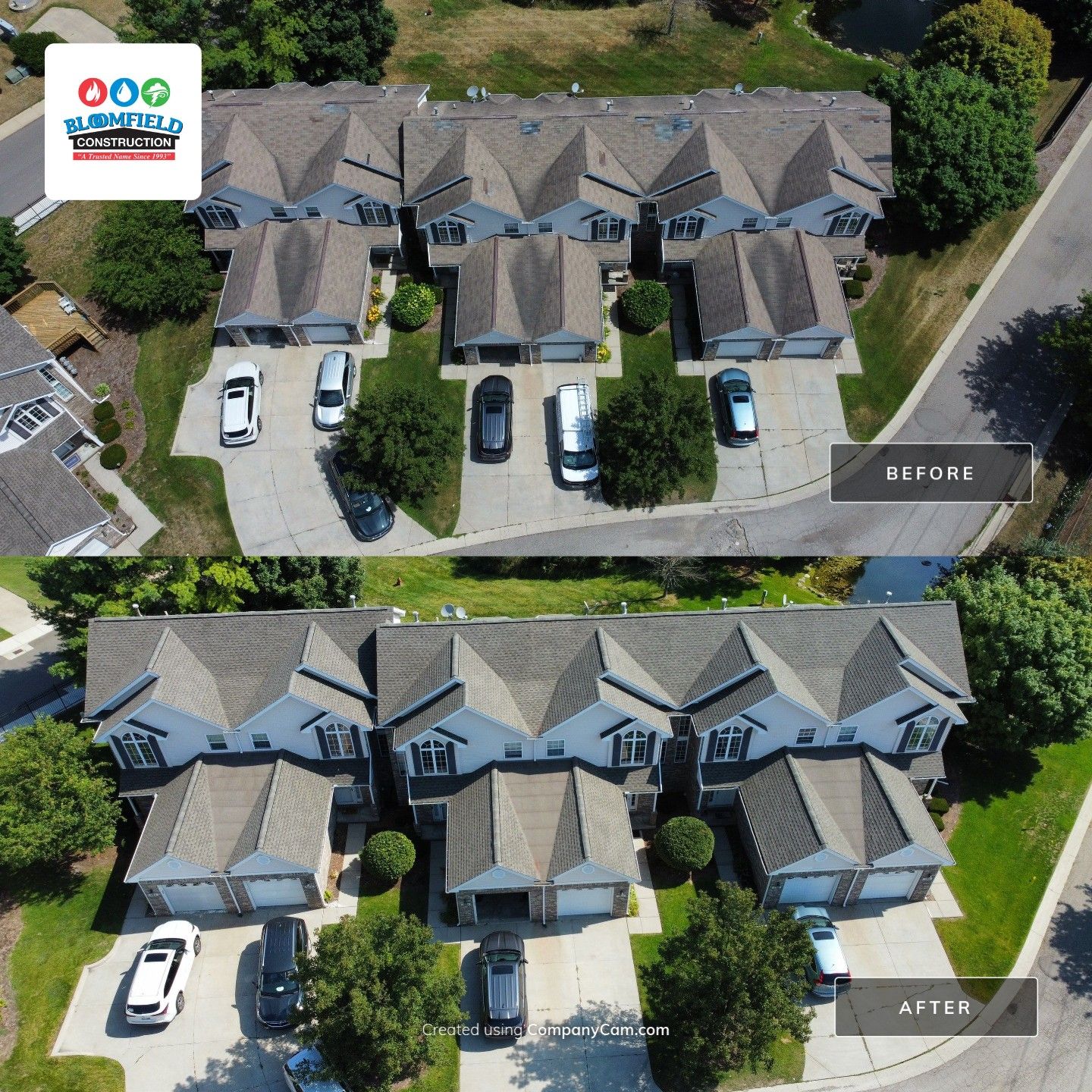 Roof Replacement and Proper Low Slope Installation - Condo Association  by Bloomfield Construction & Restoration