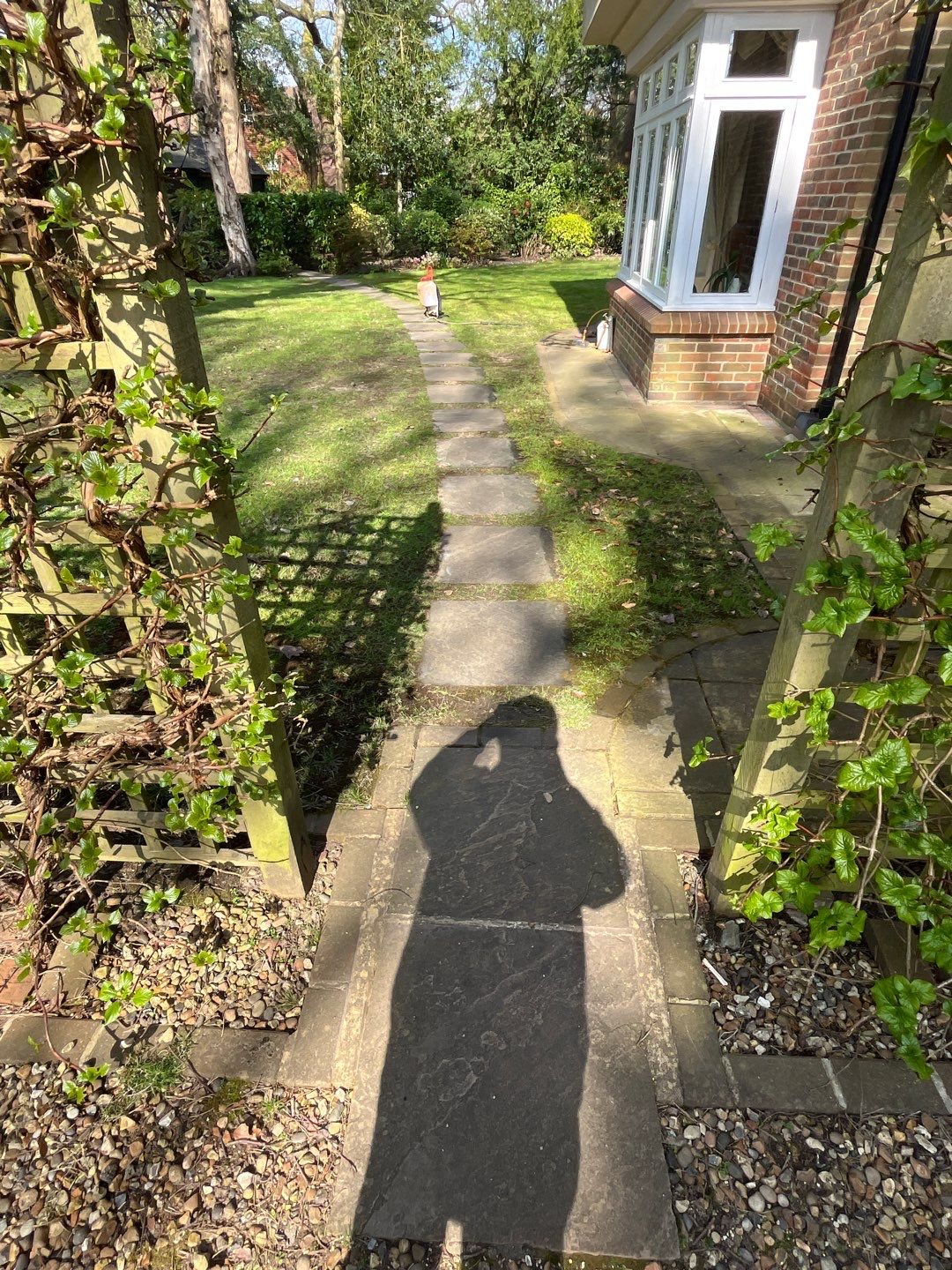 Patio Clean using 18inch Whirlaway FSC by Ges Exterior Cleaning ltd