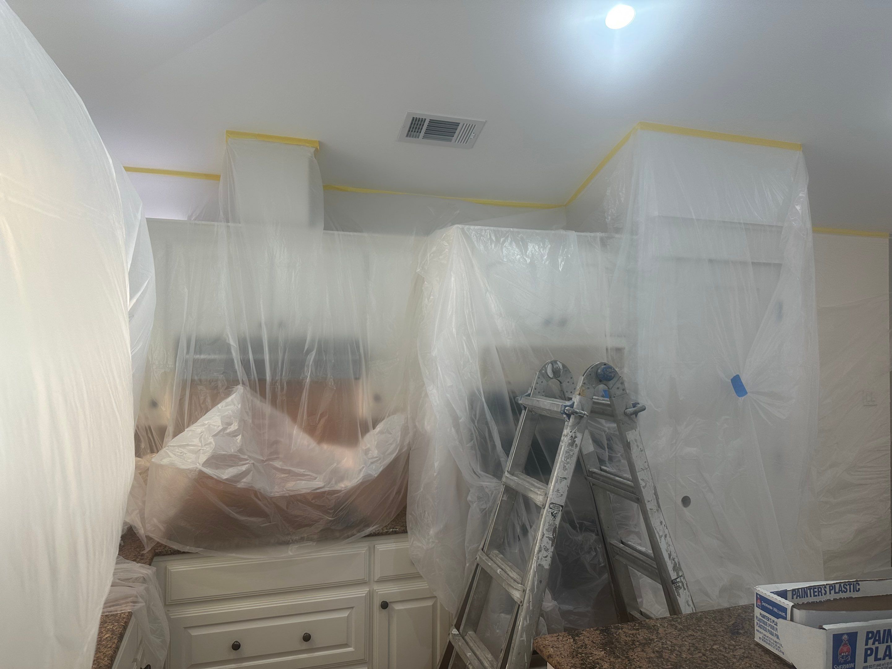 Interior Kitchen Painting & Drywall Texturing – Longview, Texas by Quality Coats Painting